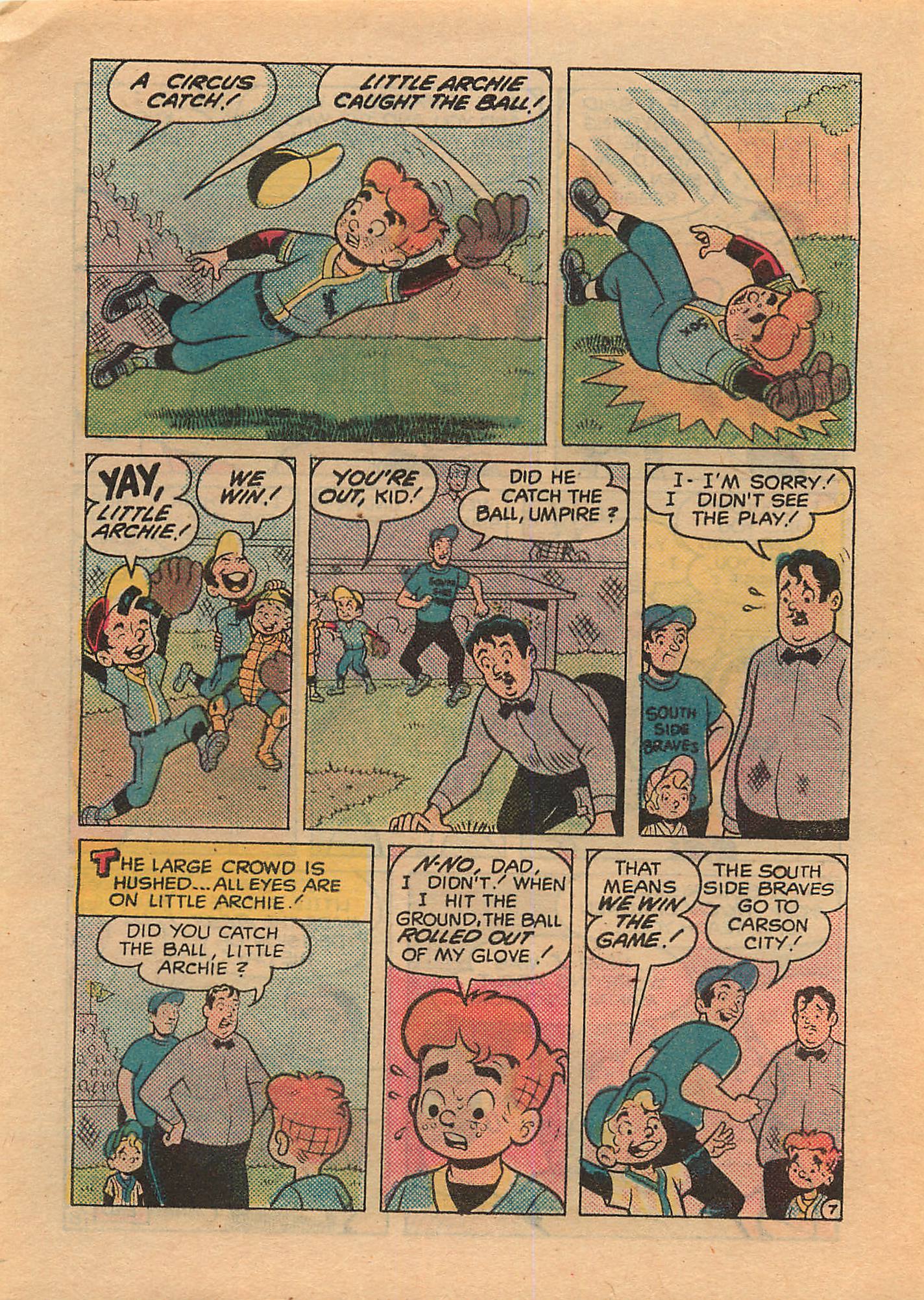 Read online Little Archie Comics Digest Magazine comic -  Issue #9 - 126