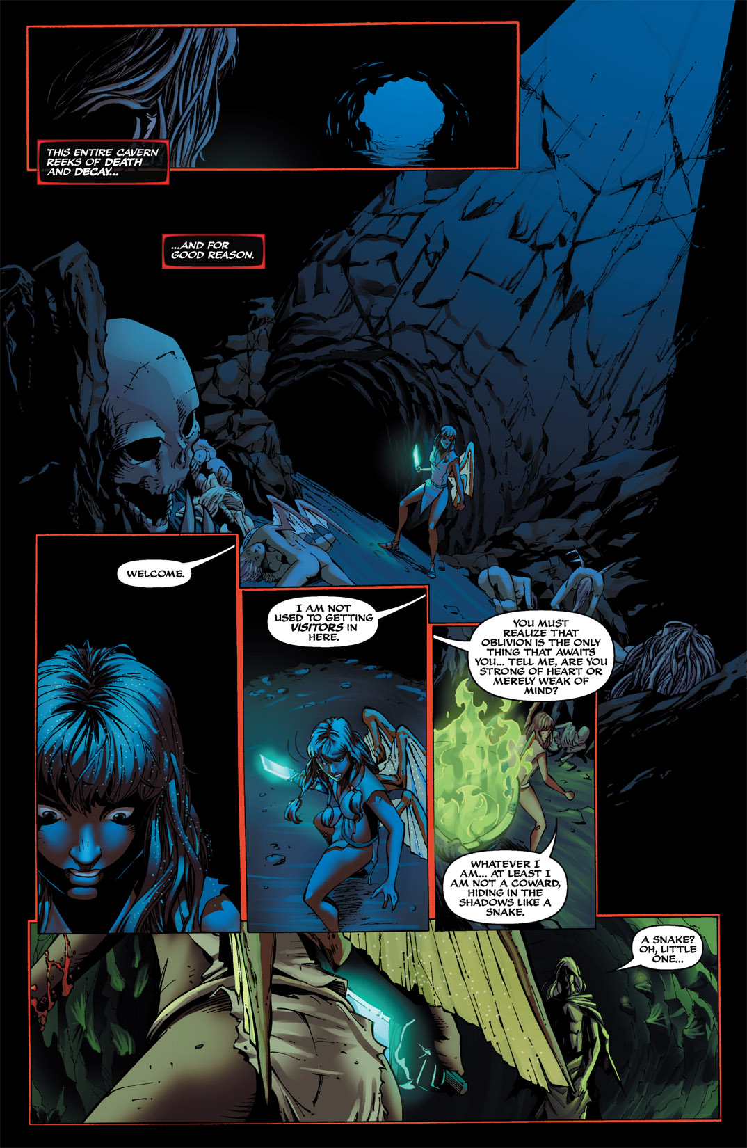 Read online Michael Turner's Soulfire: Chaos Reign comic -  Issue #3 - 9