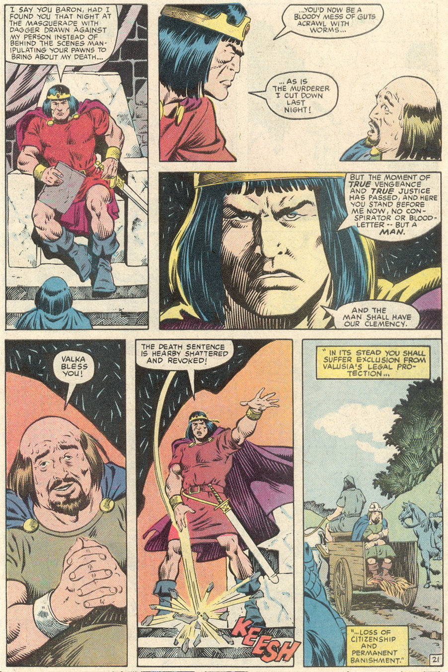 Read online Kull The Conqueror (1983) comic -  Issue #8 - 22