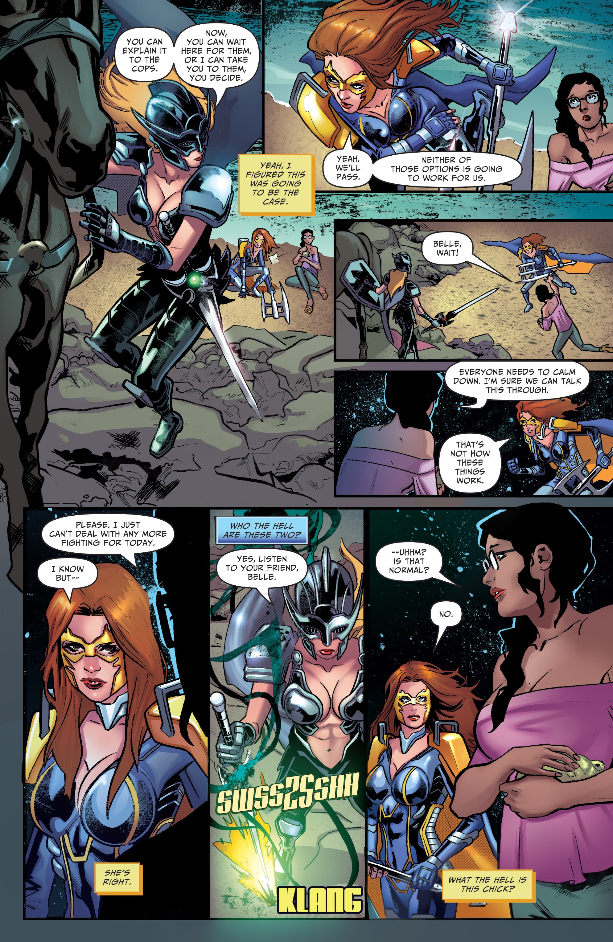 Read online Belle vs The Black Knight comic -  Issue # Full - 11