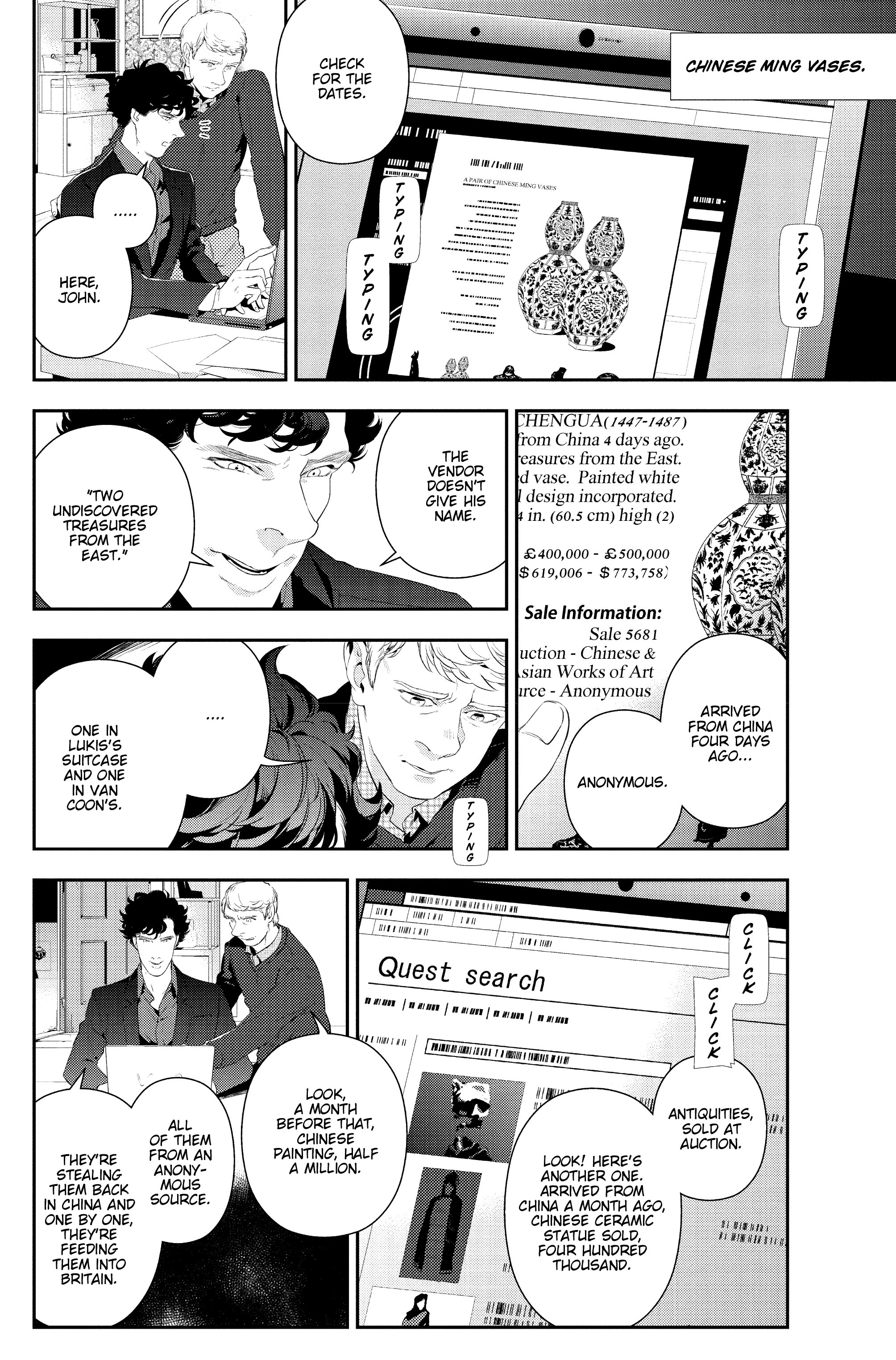 Read online Sherlock: The Blind Banker comic -  Issue #5 - 7