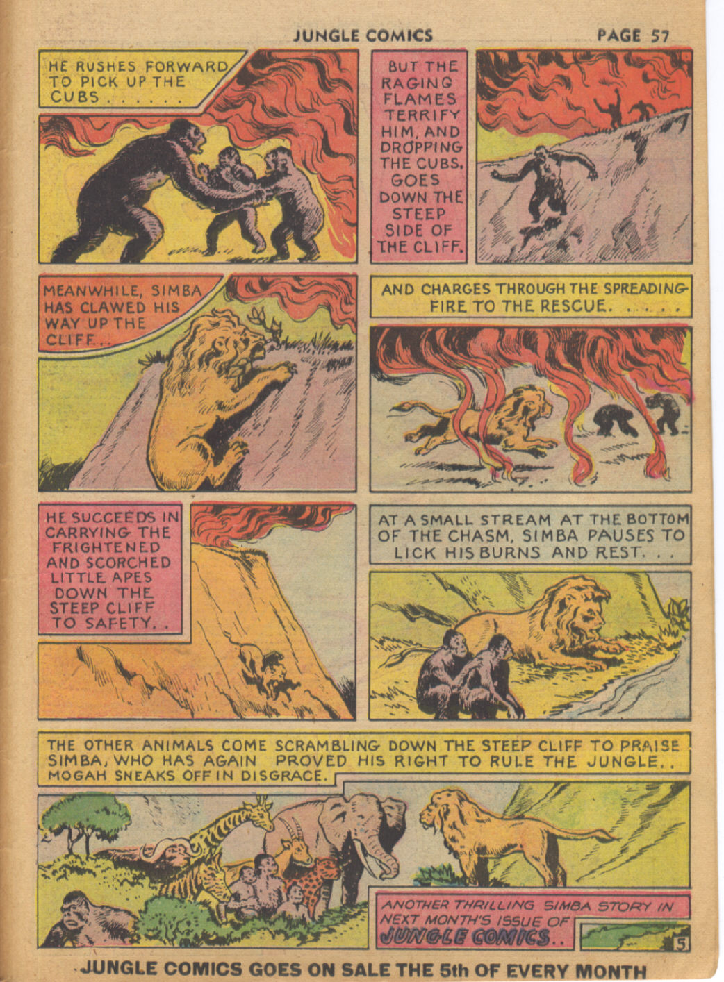 Read online Jungle Comics comic -  Issue #10 - 58