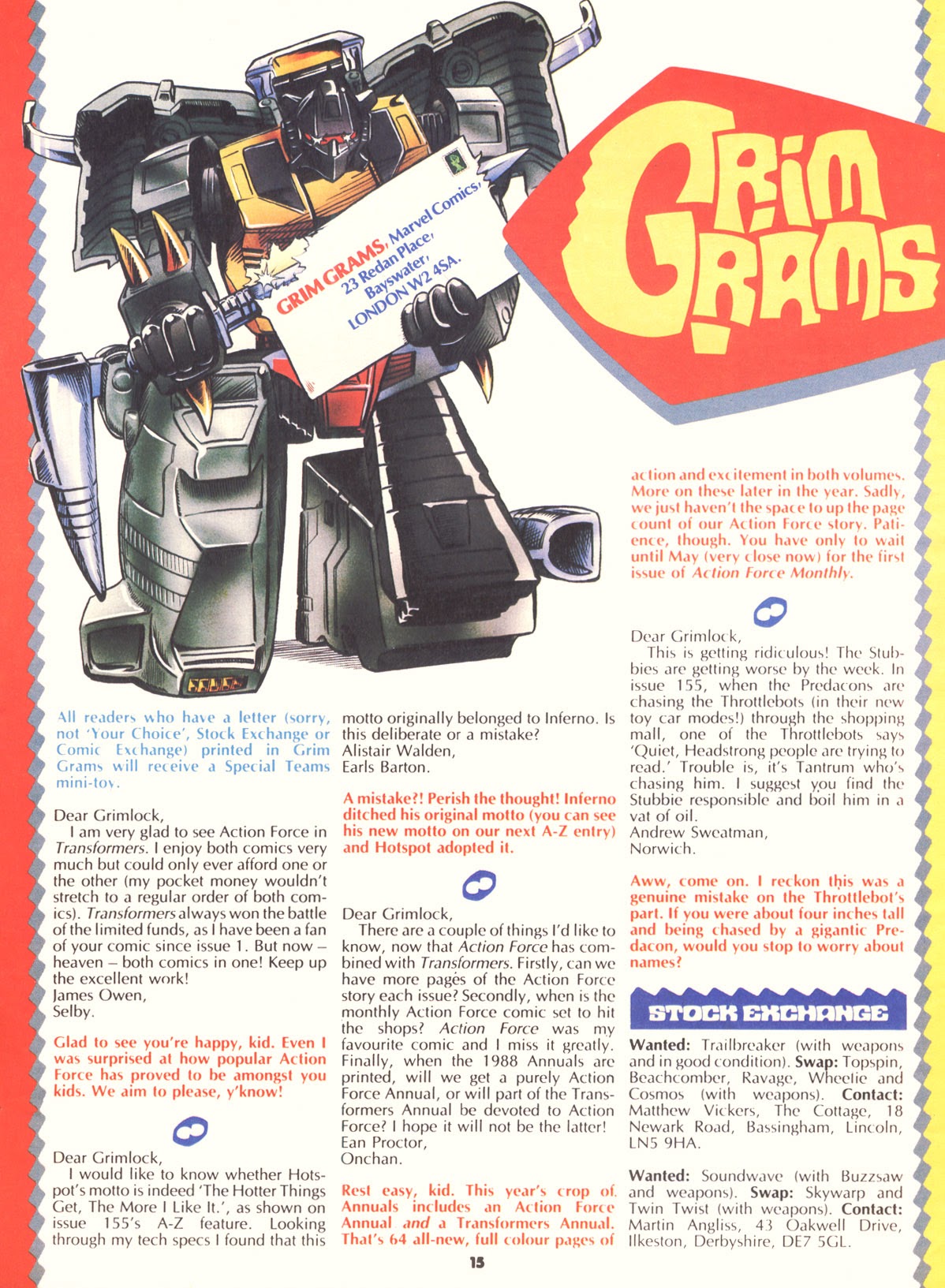 Read online The Transformers (UK) comic -  Issue #165 - 14