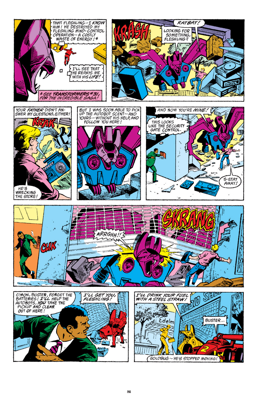 Read online The Transformers Classics comic -  Issue # TPB 3 - 284