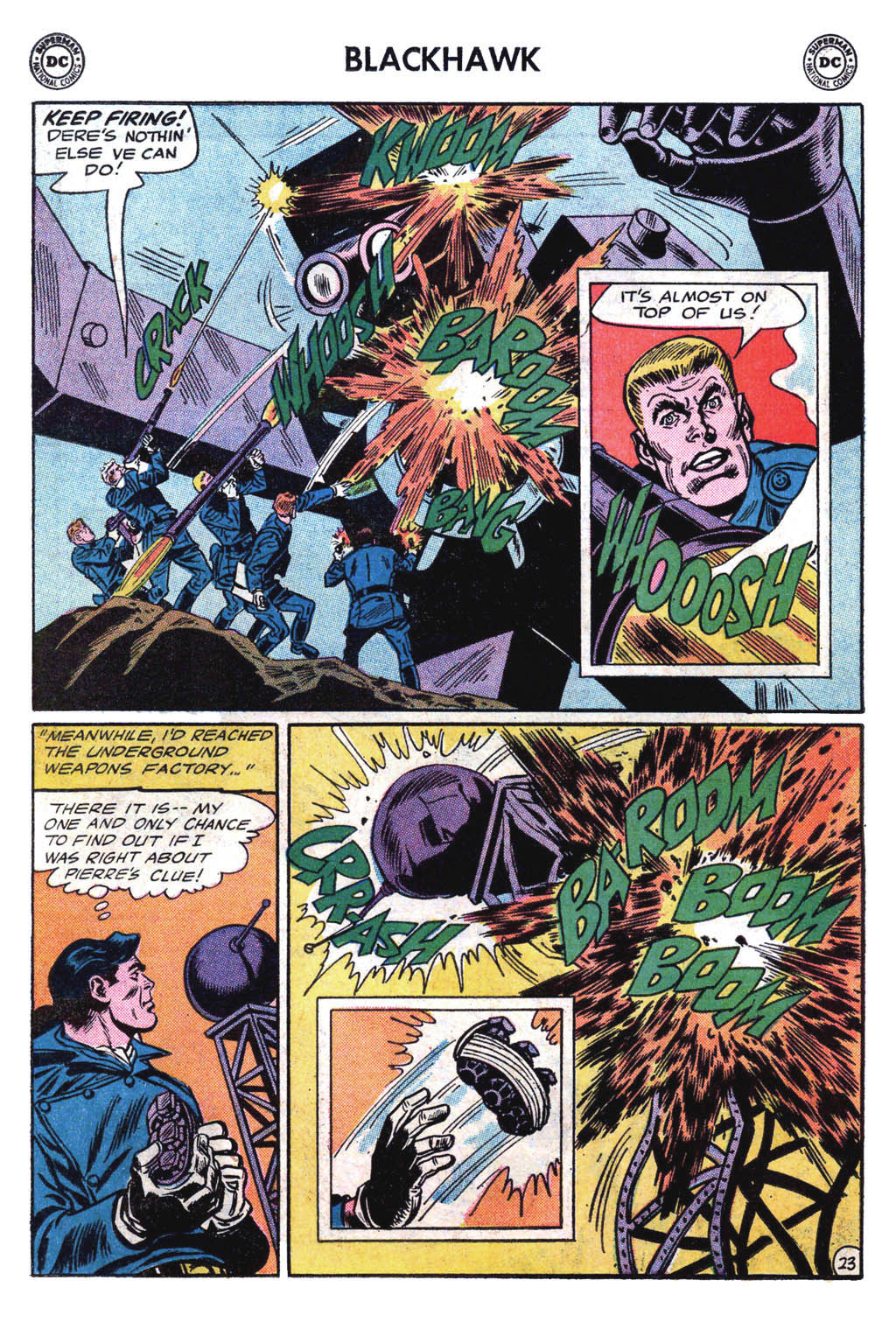 Read online Blackhawk (1957) comic -  Issue #198 - 30