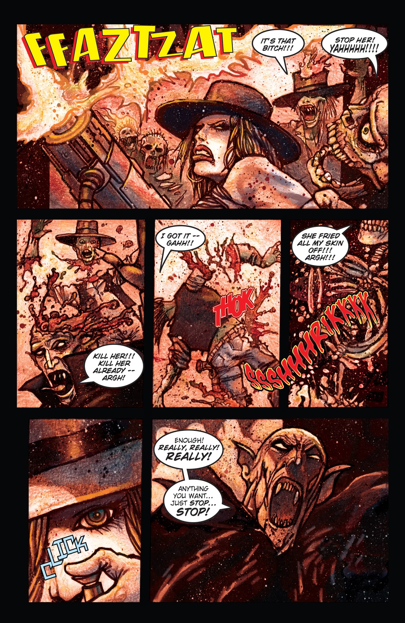 Read online Fistful of Blood comic -  Issue #4 - 17