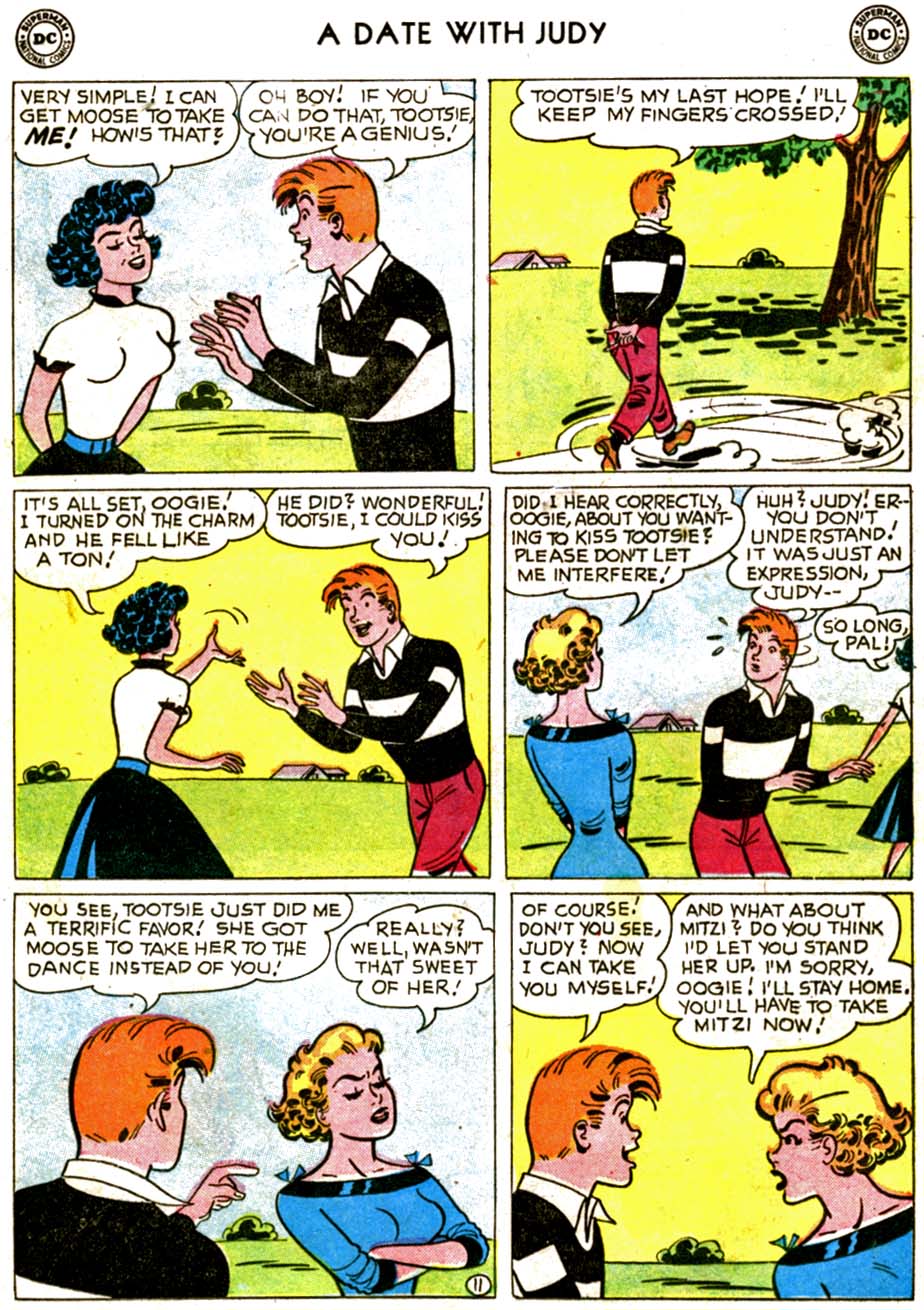 Read online A Date with Judy comic -  Issue #67 - 13