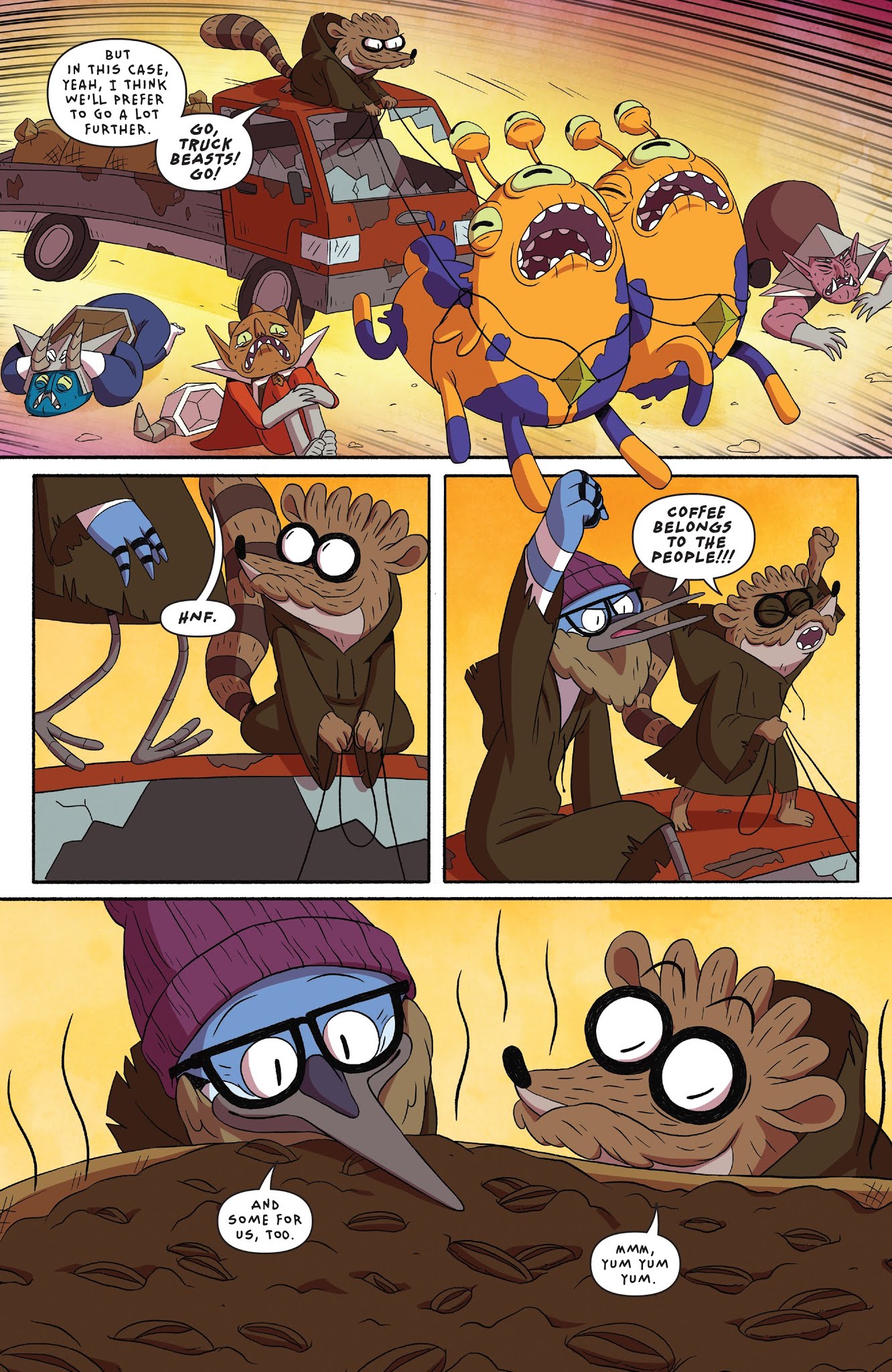 Read online Regular Show: 25 Years Later comic -  Issue #6 - 9