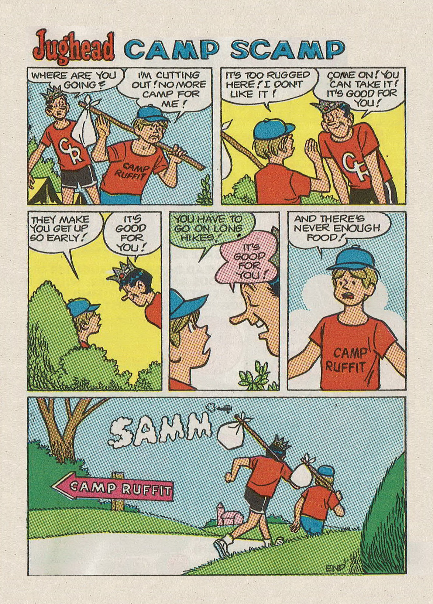 Read online Jughead Jones Comics Digest comic -  Issue #70 - 113