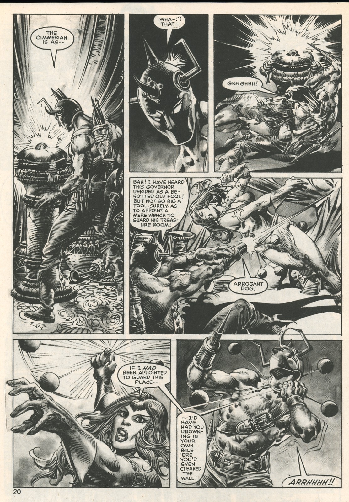 Read online The Savage Sword Of Conan comic -  Issue #107 - 20
