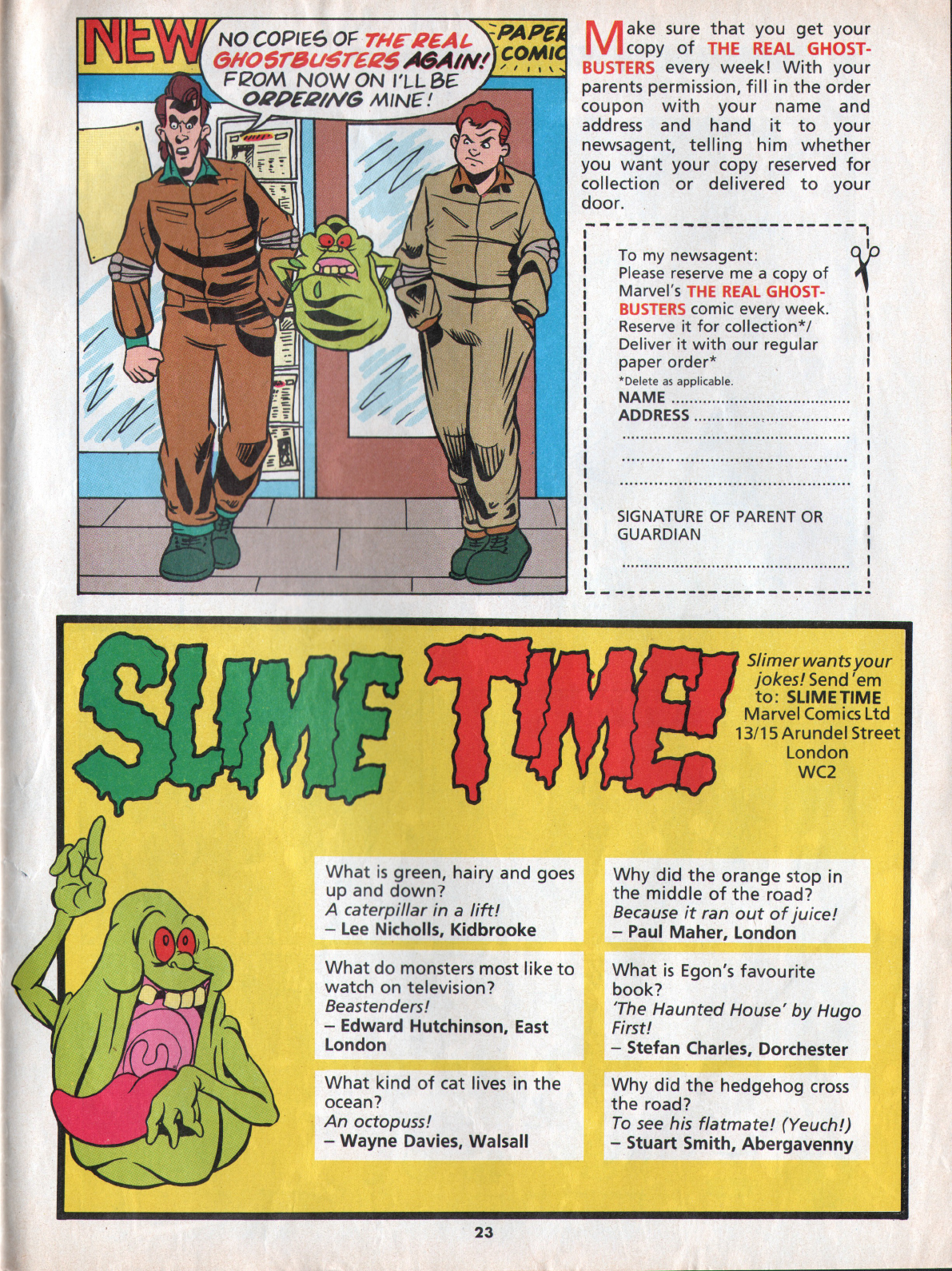 Read online The Real Ghostbusters comic -  Issue #86 - 23