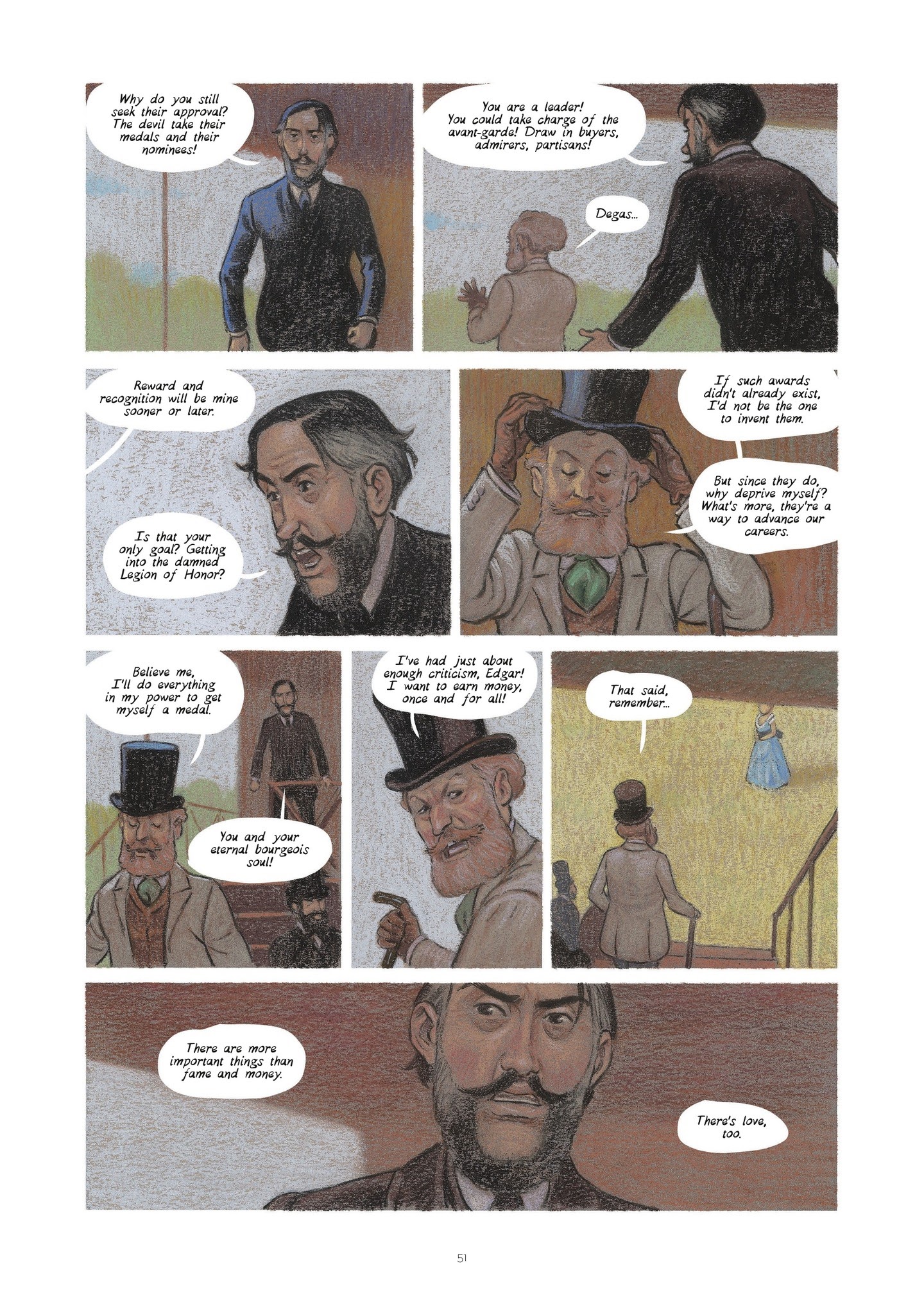 Read online Degas and Cassatt: The Dance of Solitude comic -  Issue # TPB - 50
