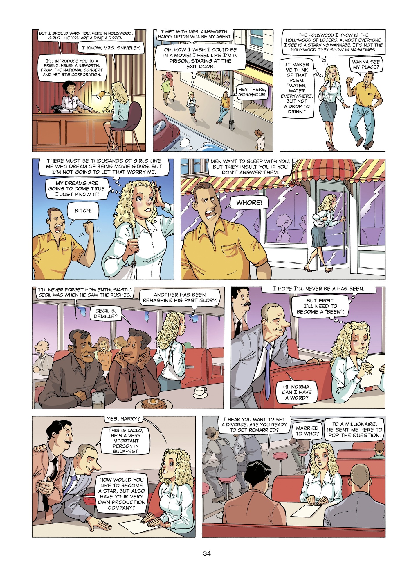 Read online The Stars of History: Marilyn Monroe comic -  Issue # TPB - 34