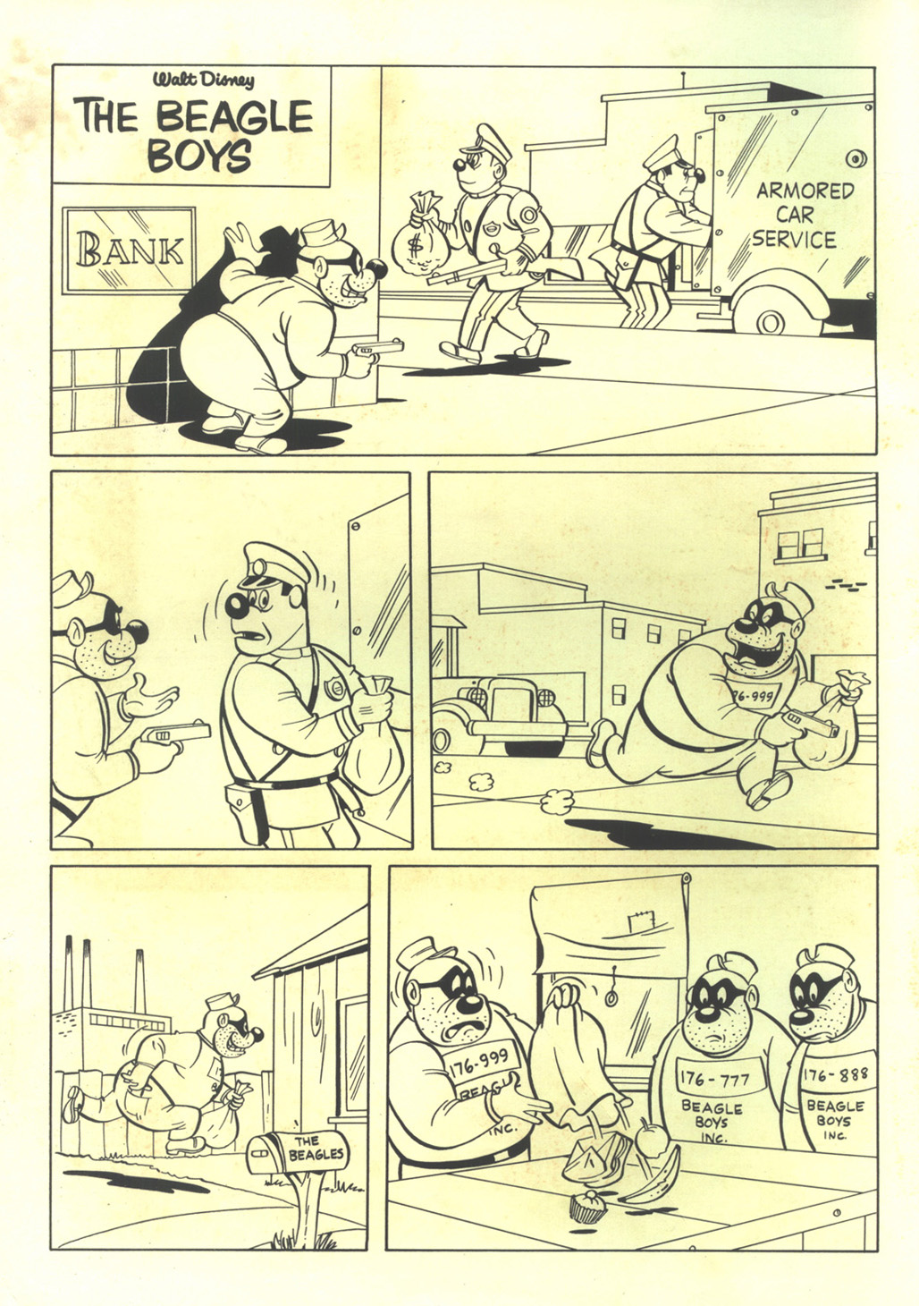 Read online Walt Disney THE BEAGLE BOYS comic -  Issue #4 - 2