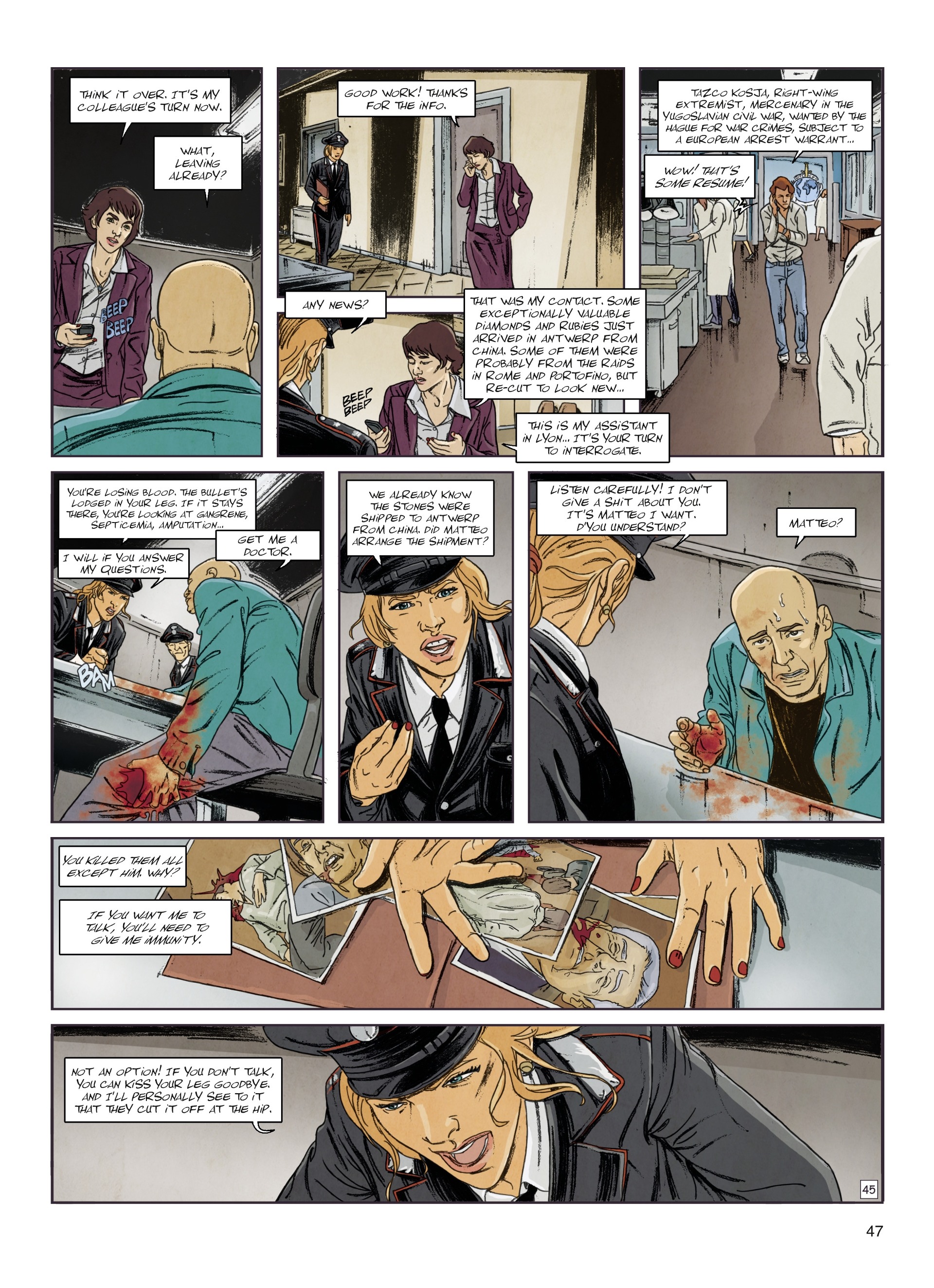 Read online Interpol comic -  Issue #3 - 47