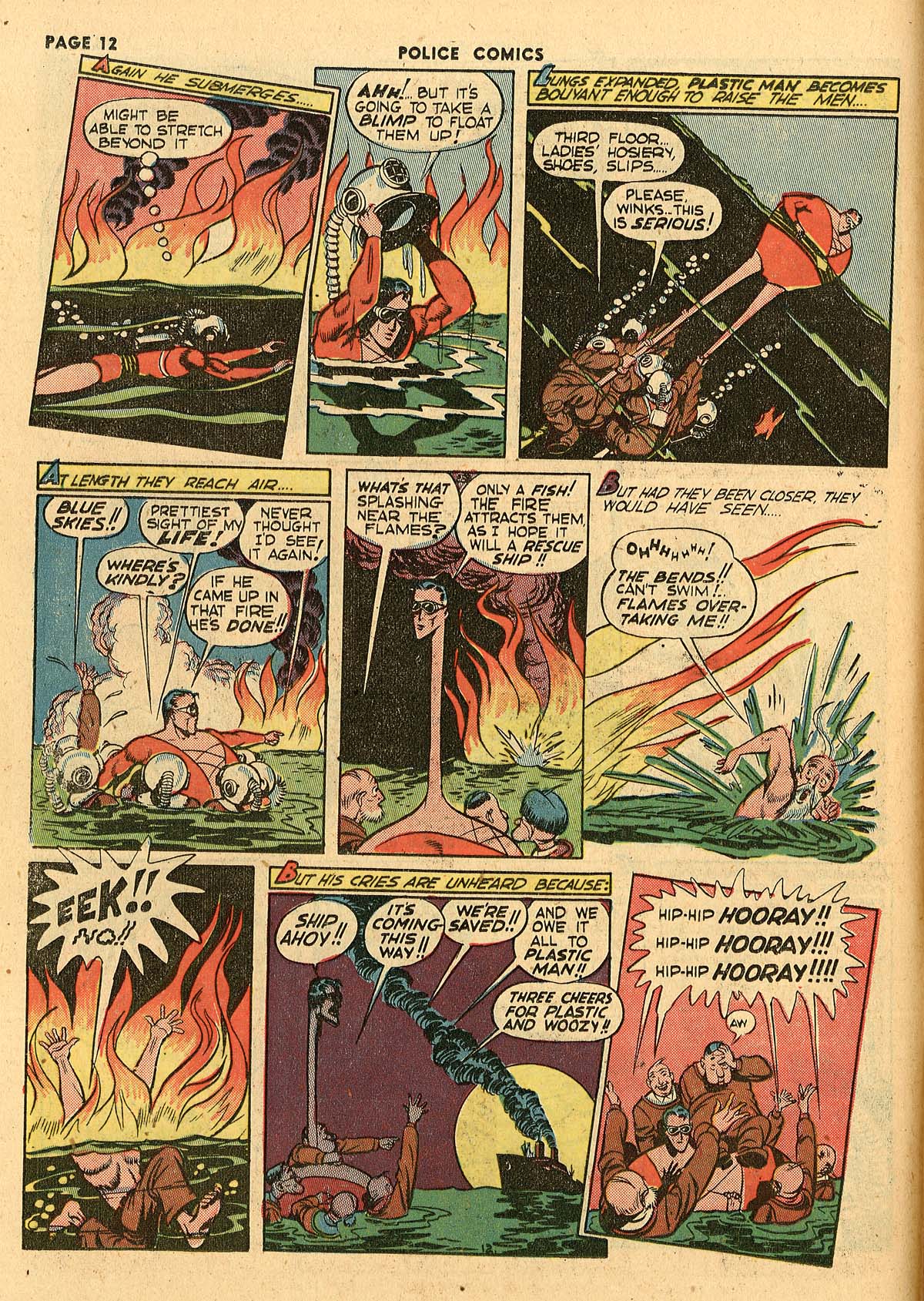 Read online Police Comics comic -  Issue #14 - 14