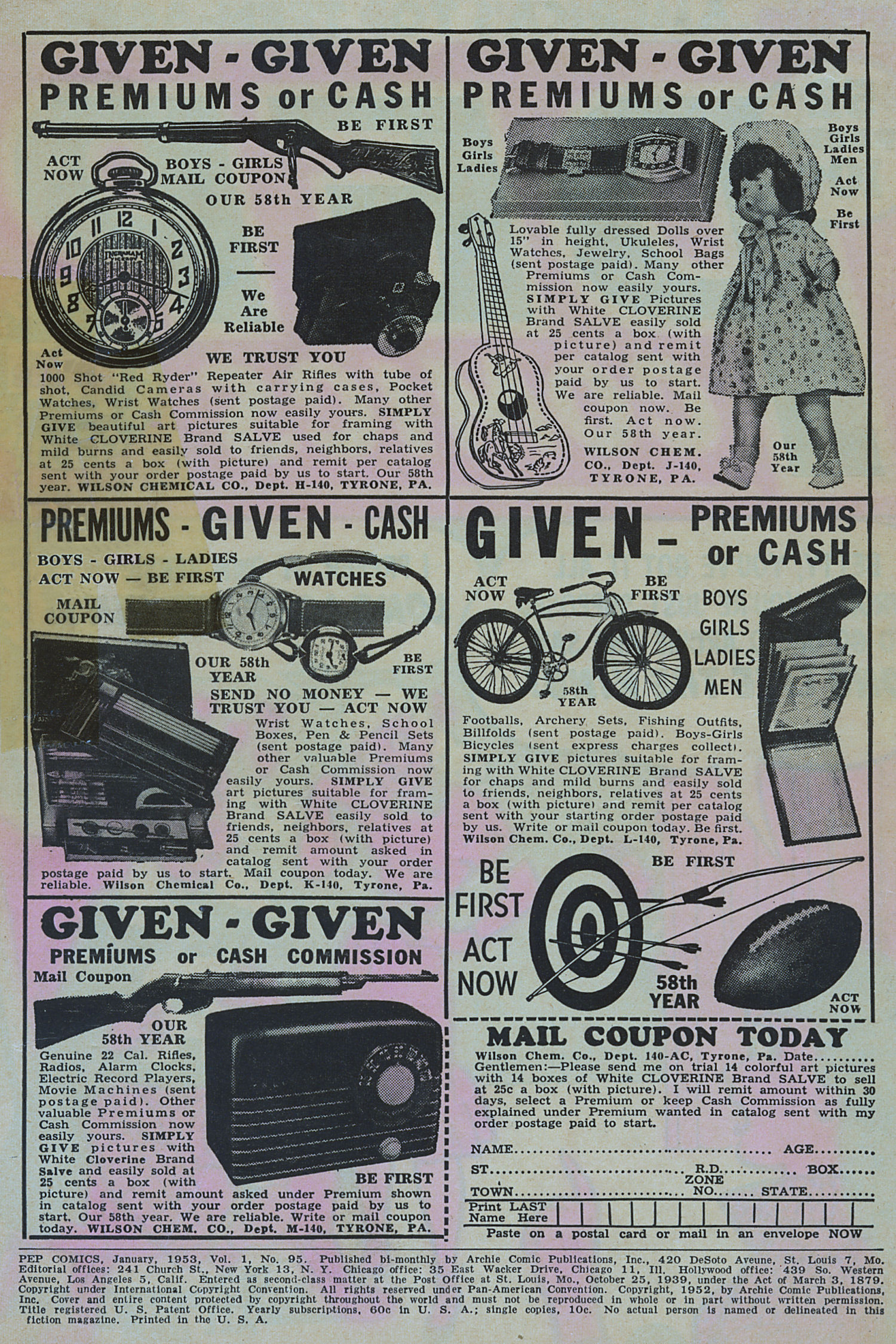 Read online Pep Comics comic -  Issue #95 - 2