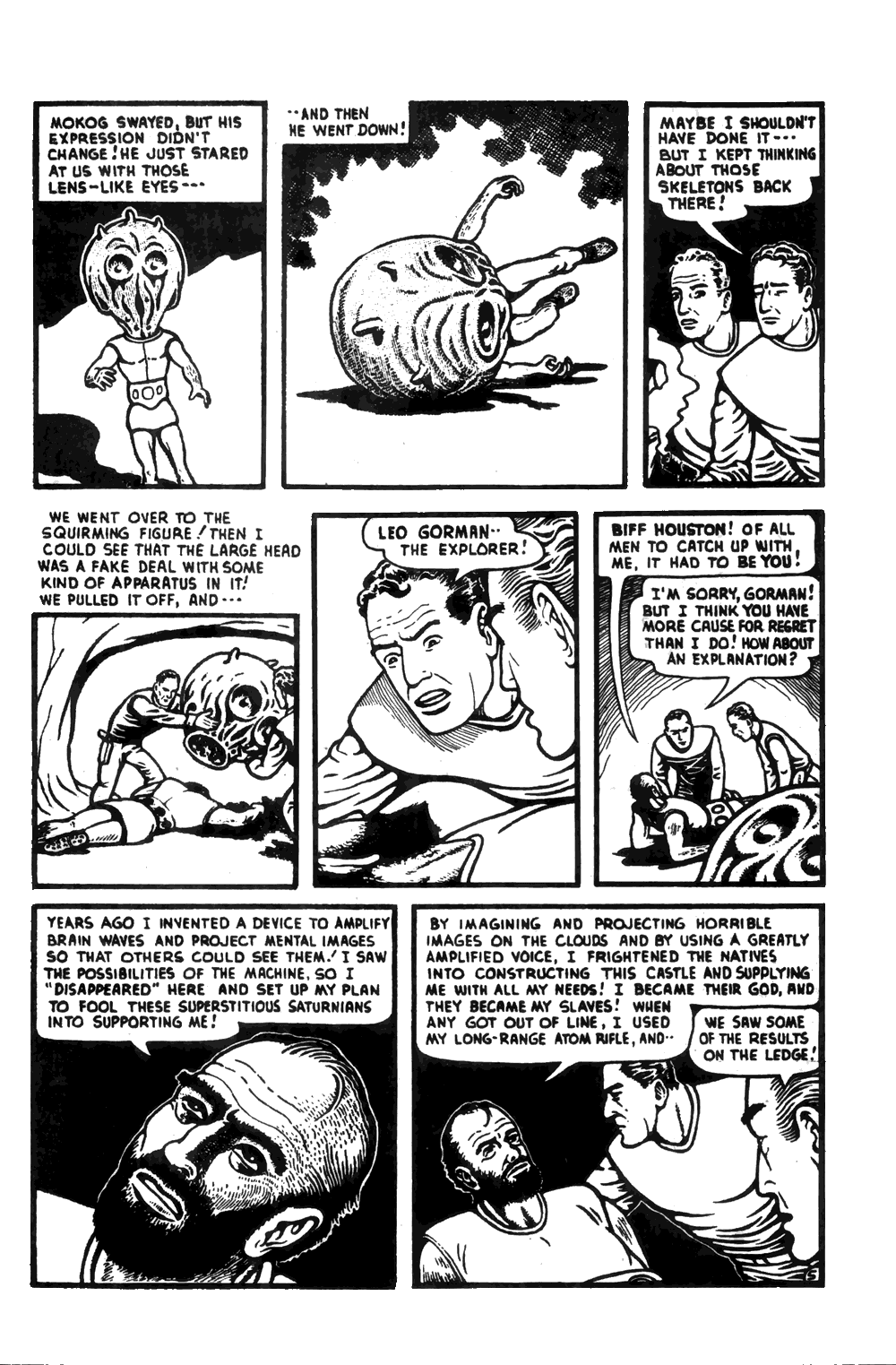 Read online Basil Wolverton's Planet of Terror comic -  Issue # Full - 7