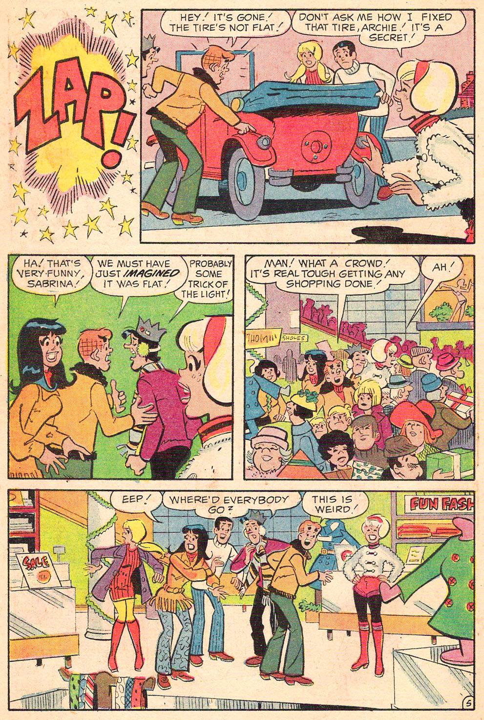 Read online Sabrina The Teenage Witch (1971) comic -  Issue #5 - 32