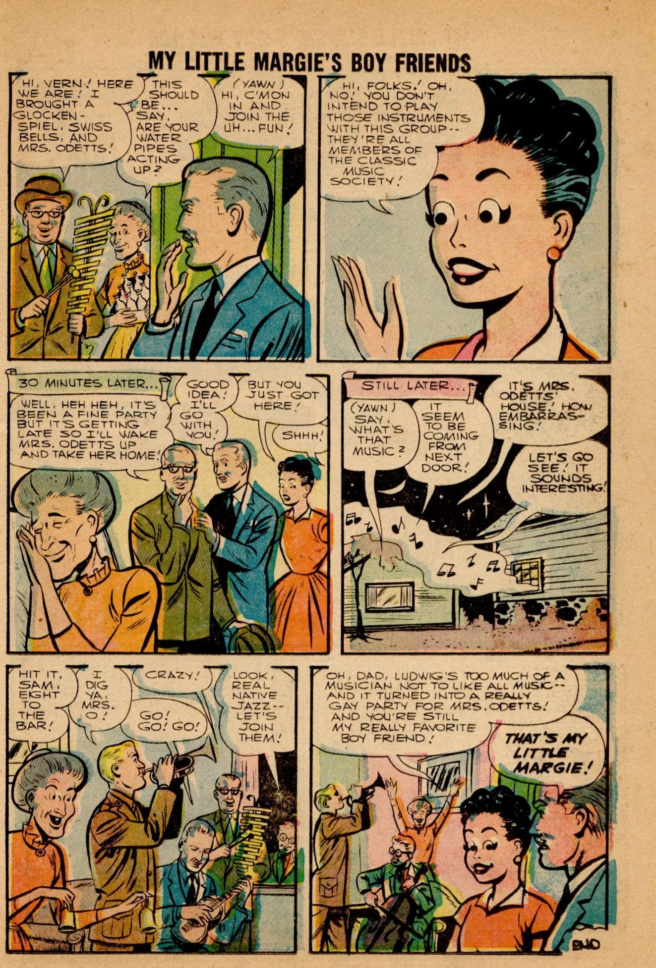 Read online My Little Margie's Boy Friends comic -  Issue #5 - 23