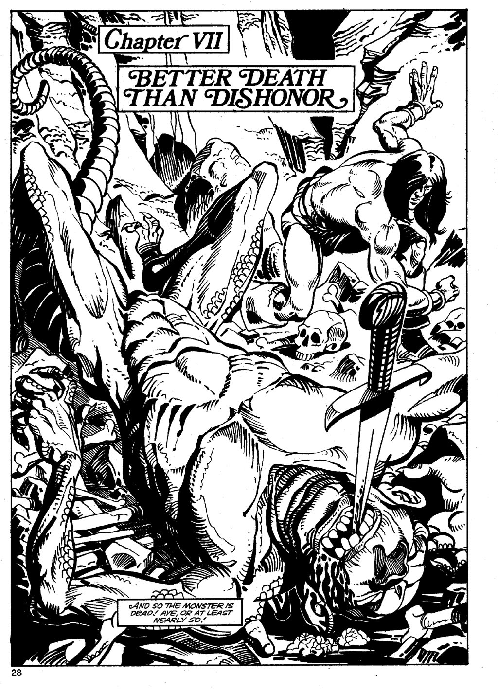 Read online The Savage Sword Of Conan comic -  Issue #86 - 28