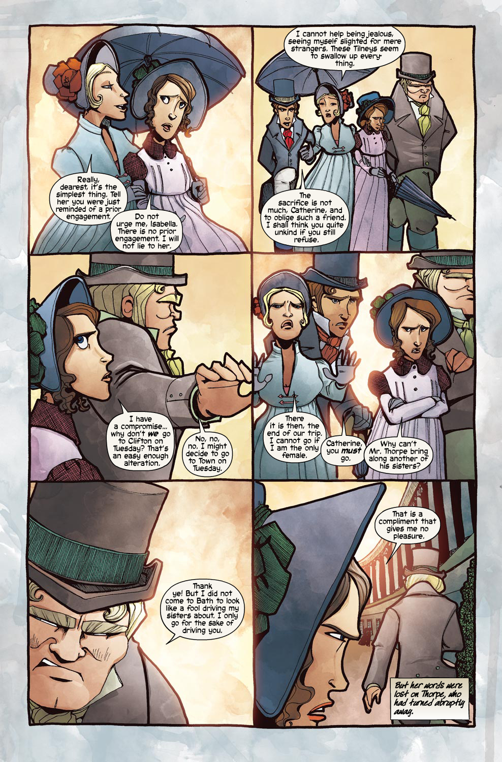 Read online Northanger Abbey comic -  Issue #3 - 6