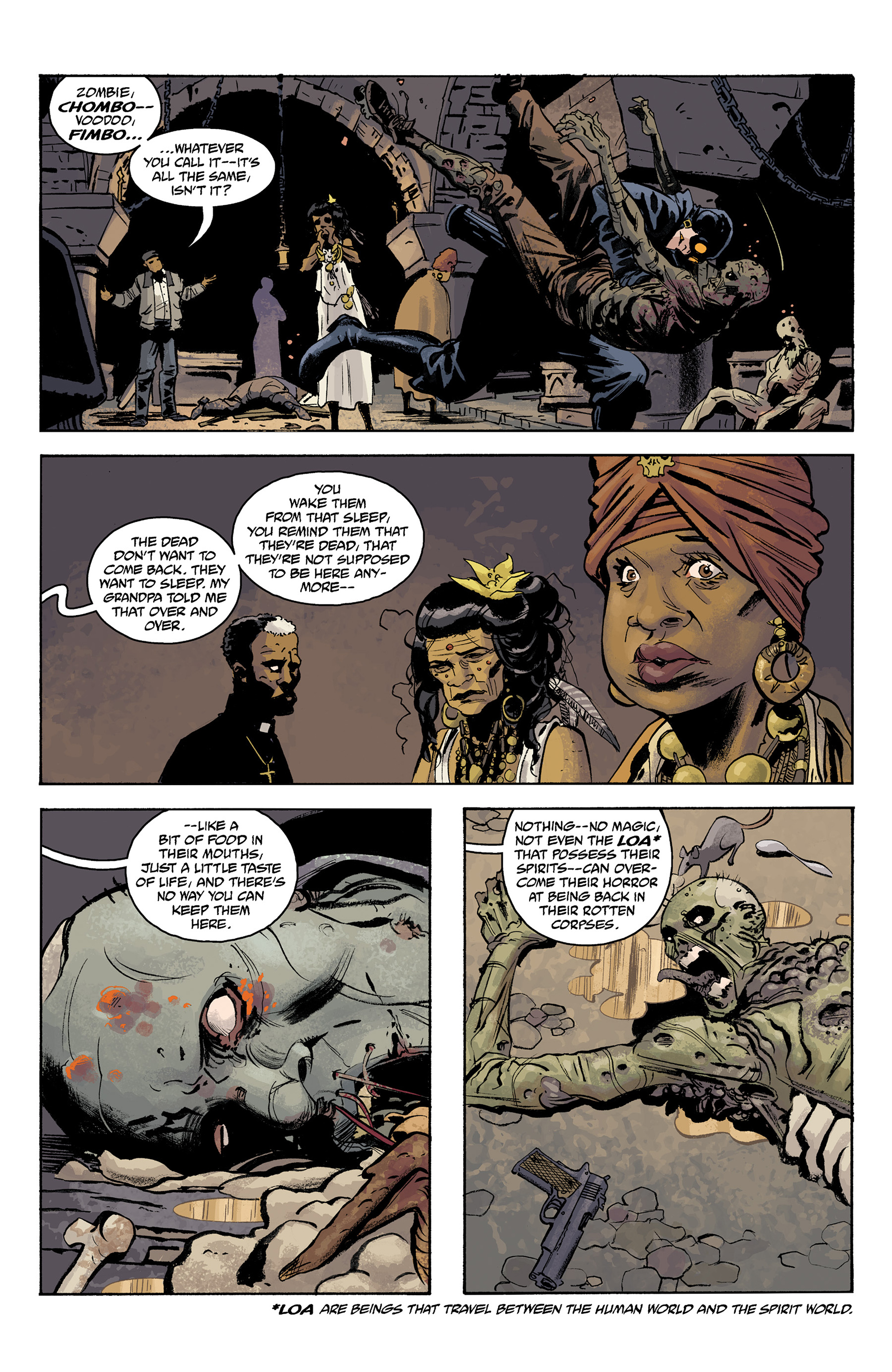 Read online Lobster Johnson: Garden of Bones comic -  Issue # Full - 23