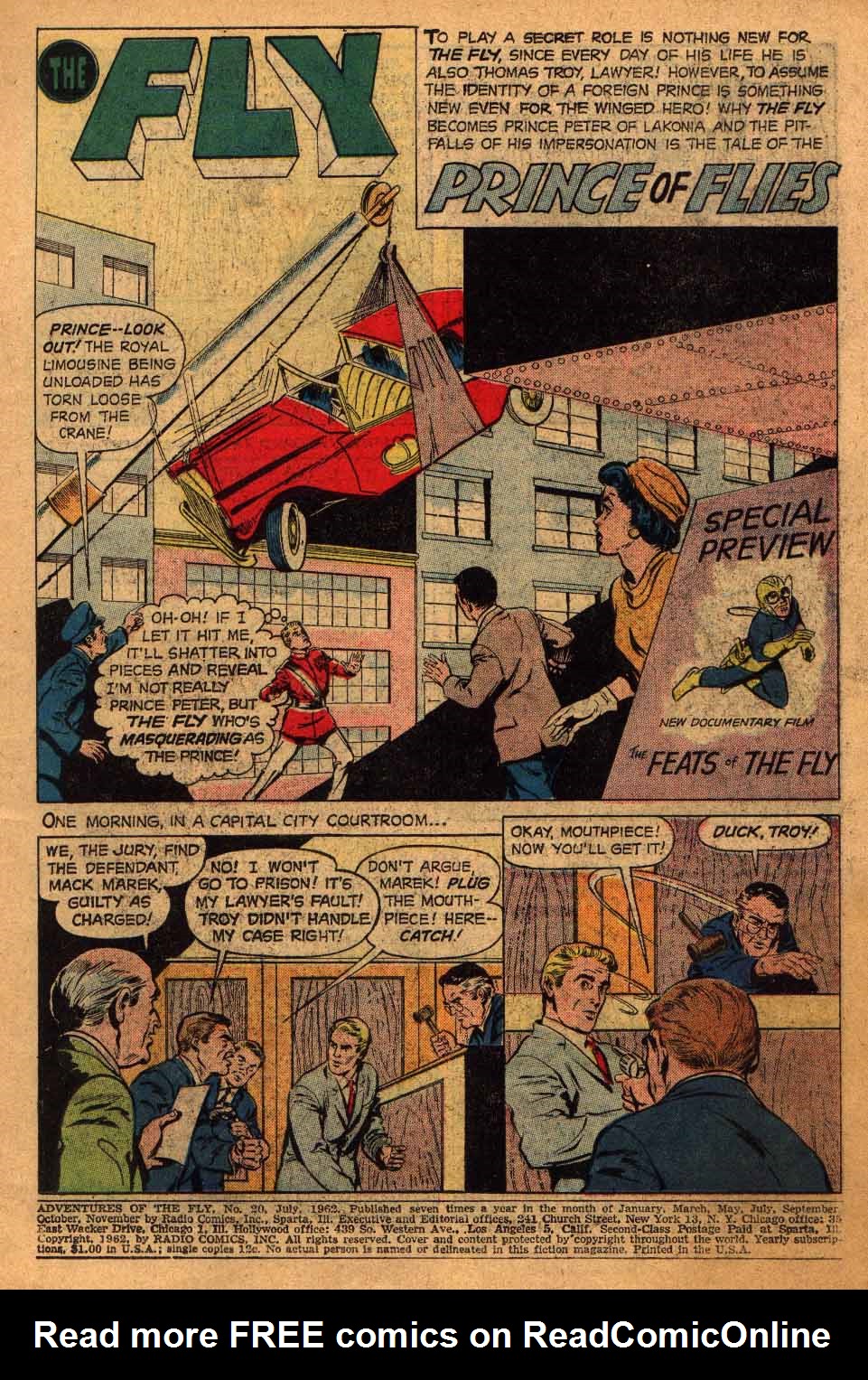 Read online Adventures of the Fly comic -  Issue #20 - 3