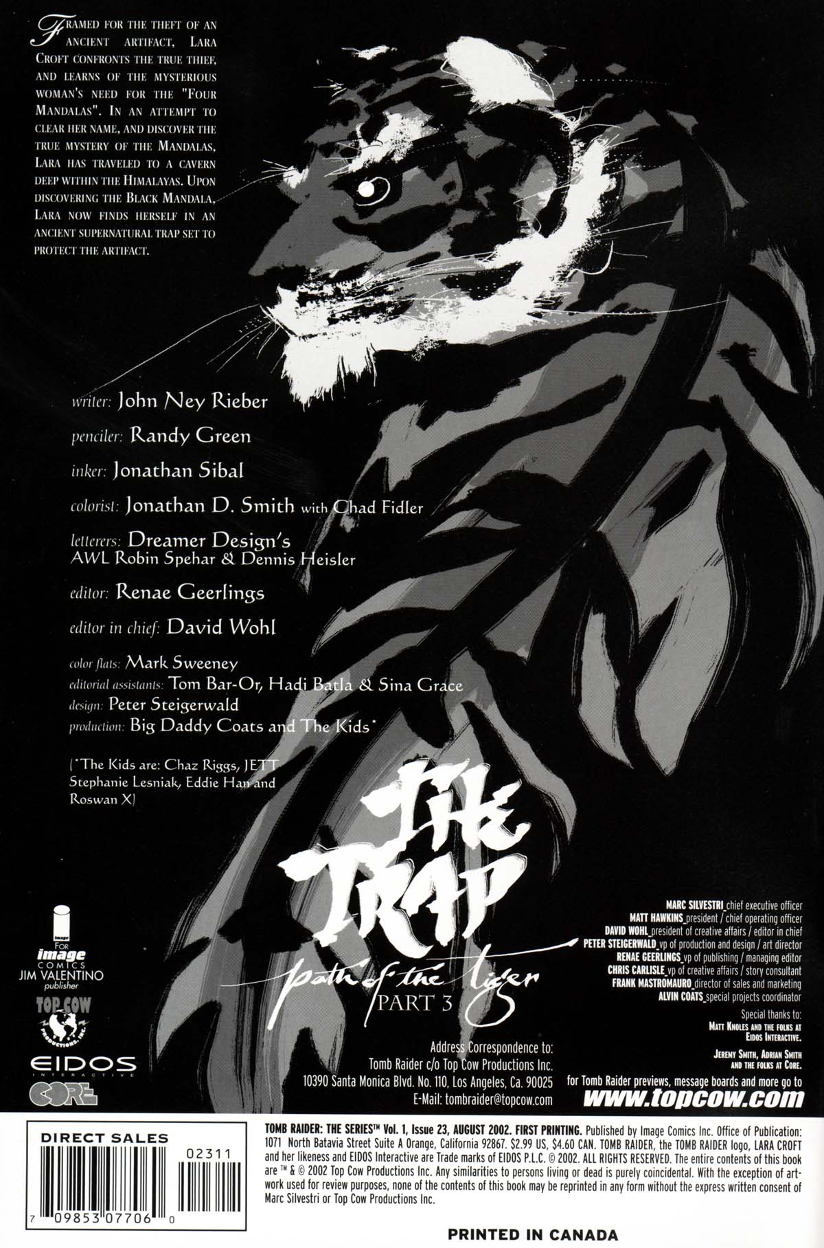 Read online Tomb Raider: The Series comic -  Issue #23 - 2