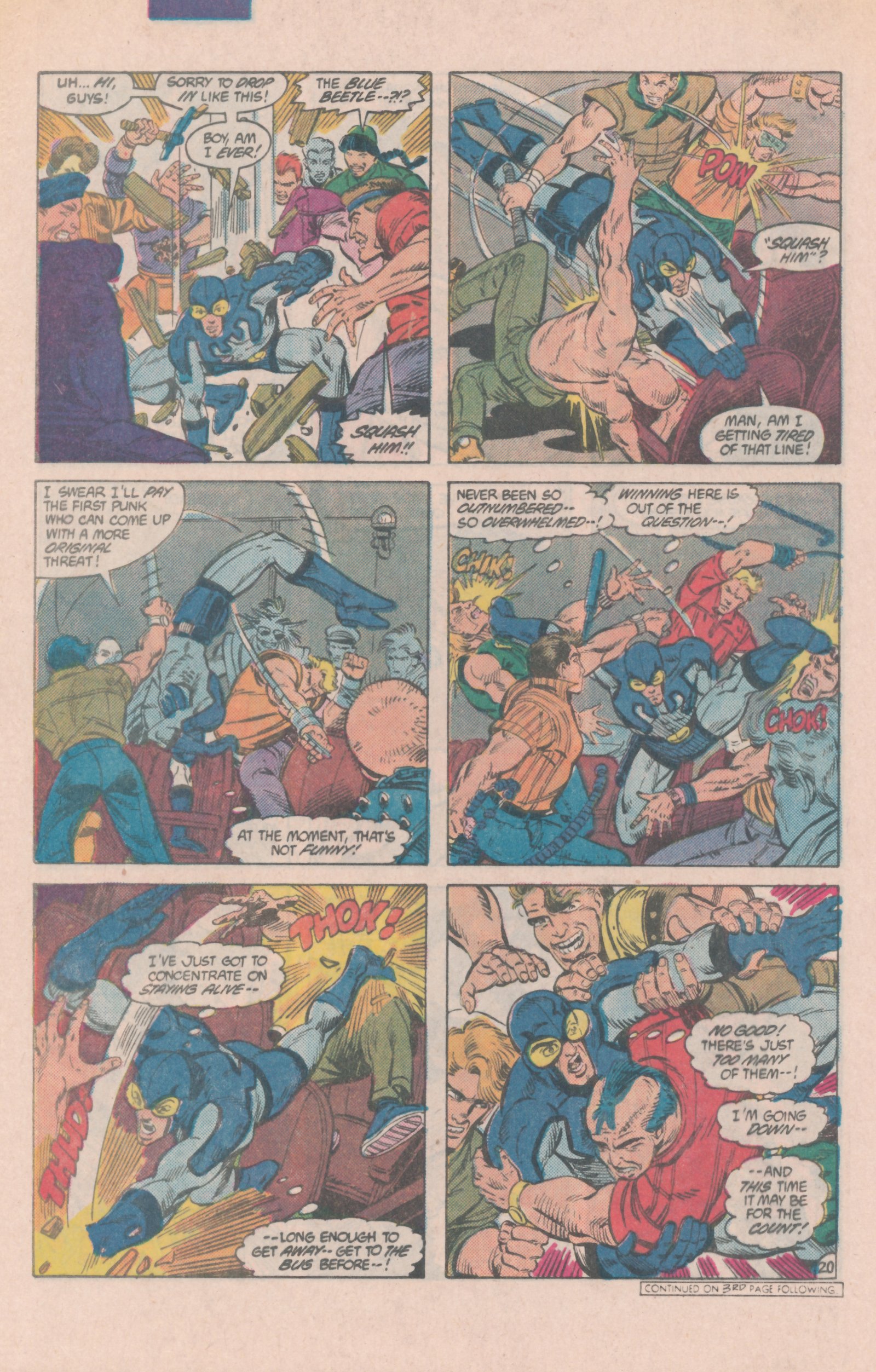 Read online Blue Beetle (1986) comic -  Issue #6 - 28