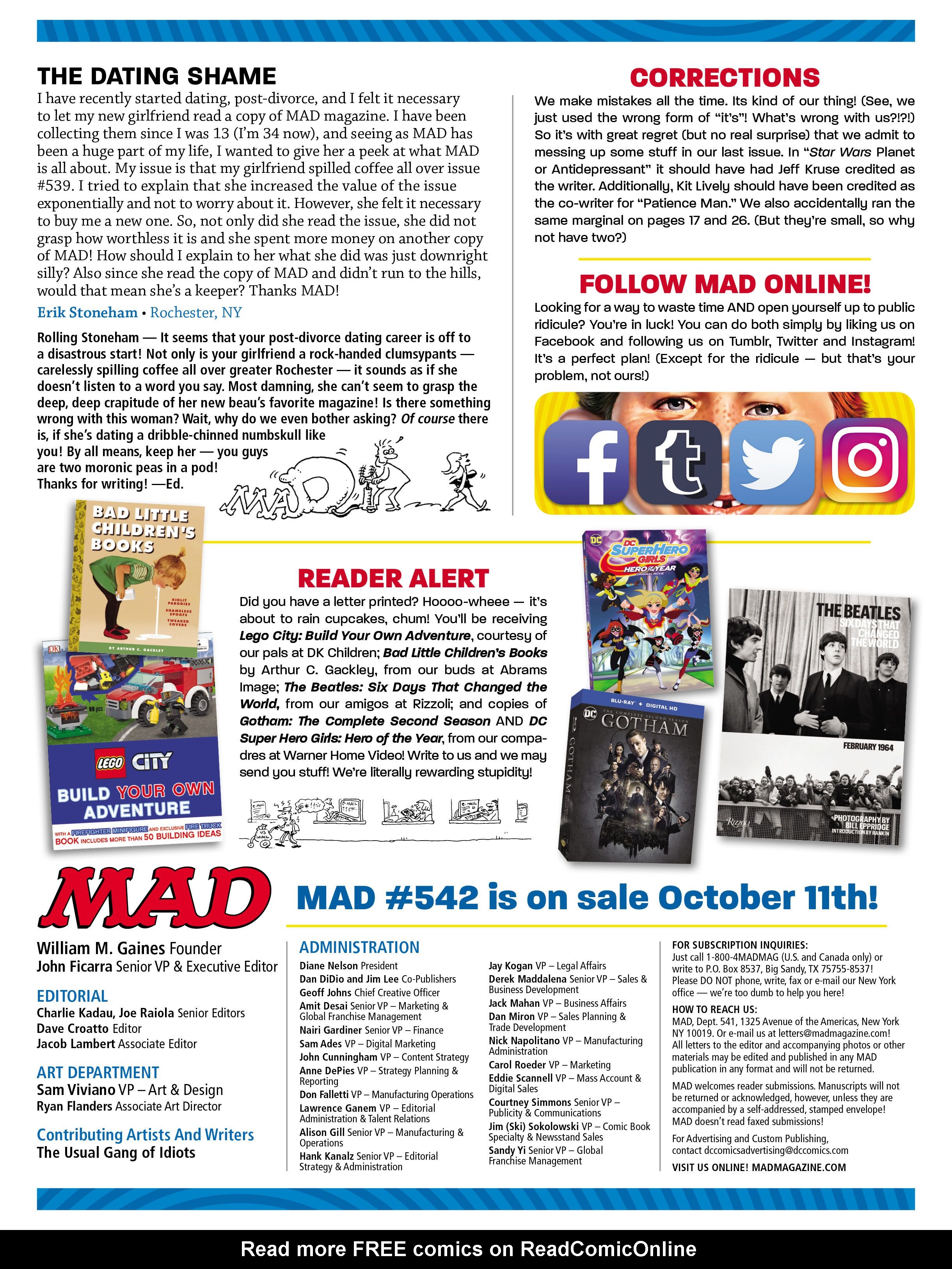Read online MAD comic -  Issue #541 - 7