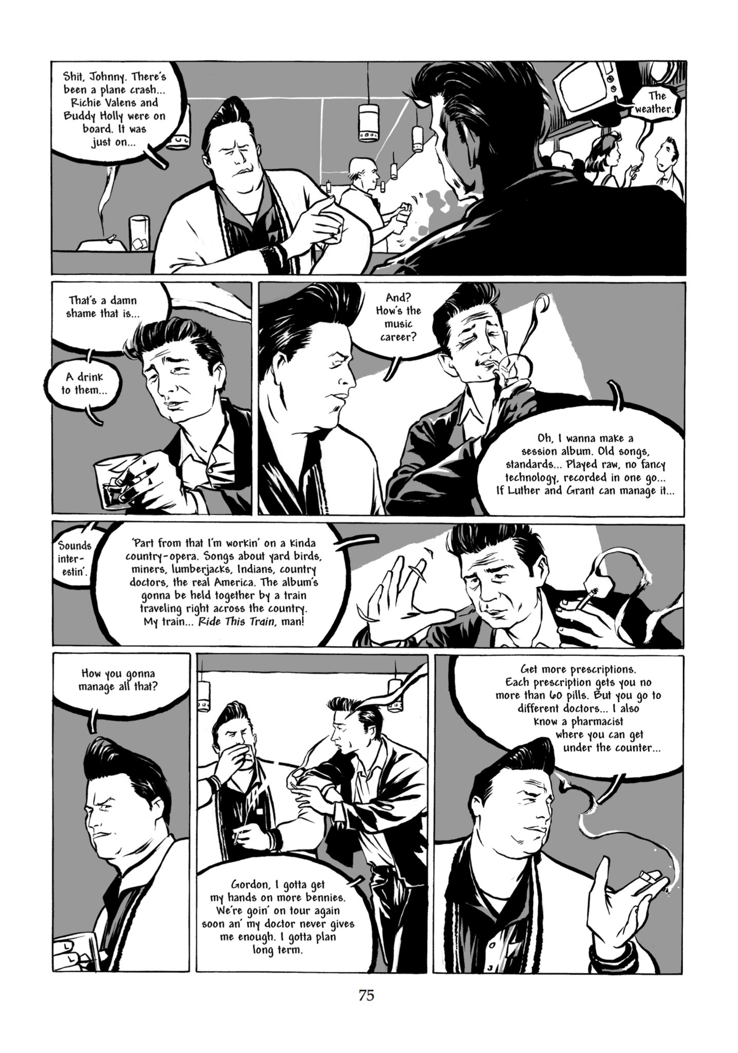 Read online Johnny Cash: I See a Darkness comic -  Issue # TPB - 71