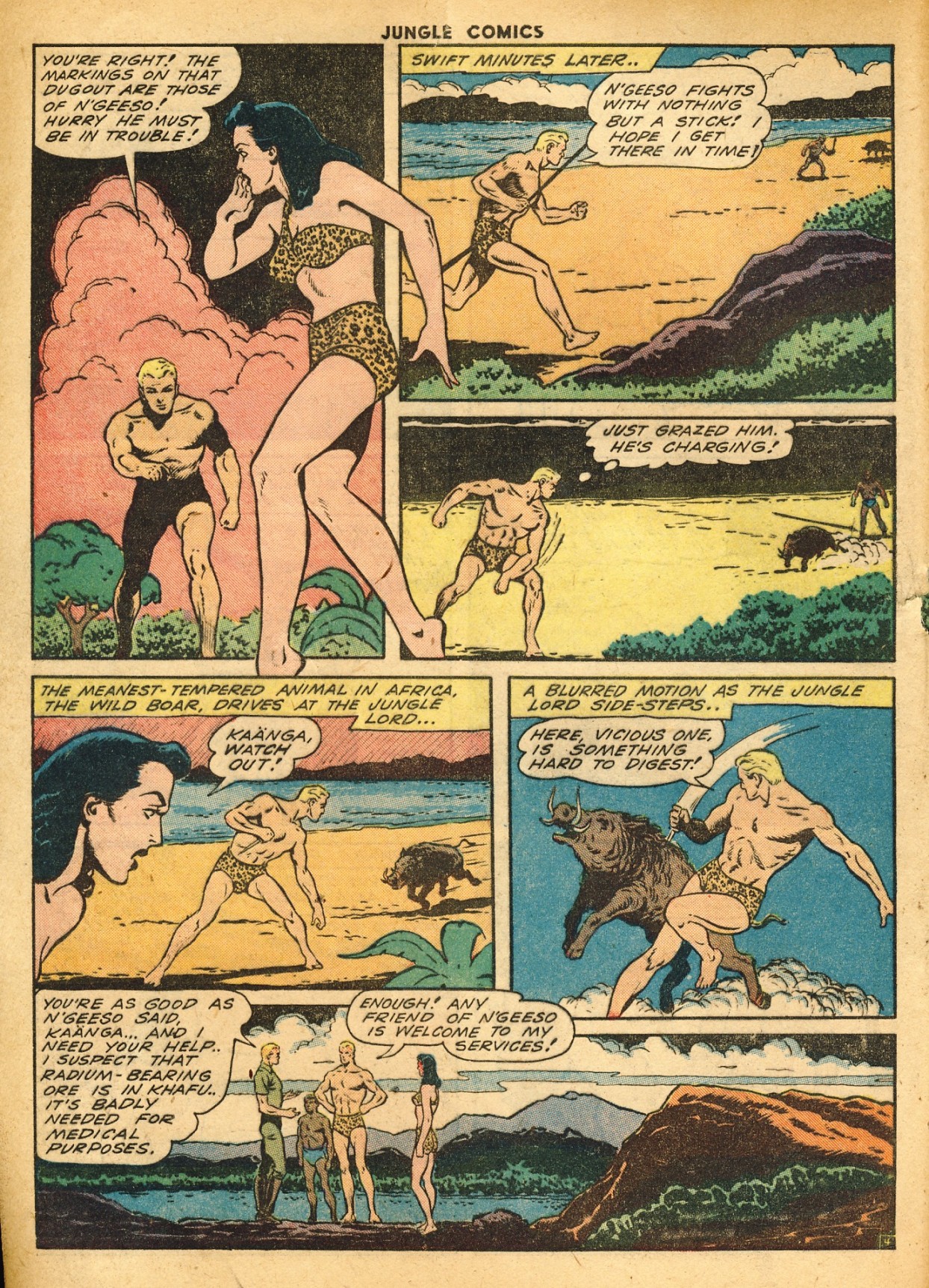 Read online Jungle Comics comic -  Issue #51 - 6