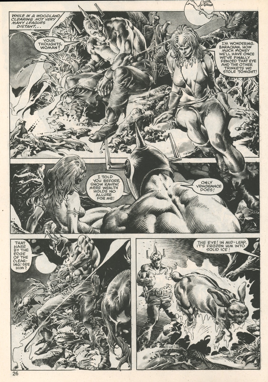 Read online The Savage Sword Of Conan comic -  Issue #107 - 26