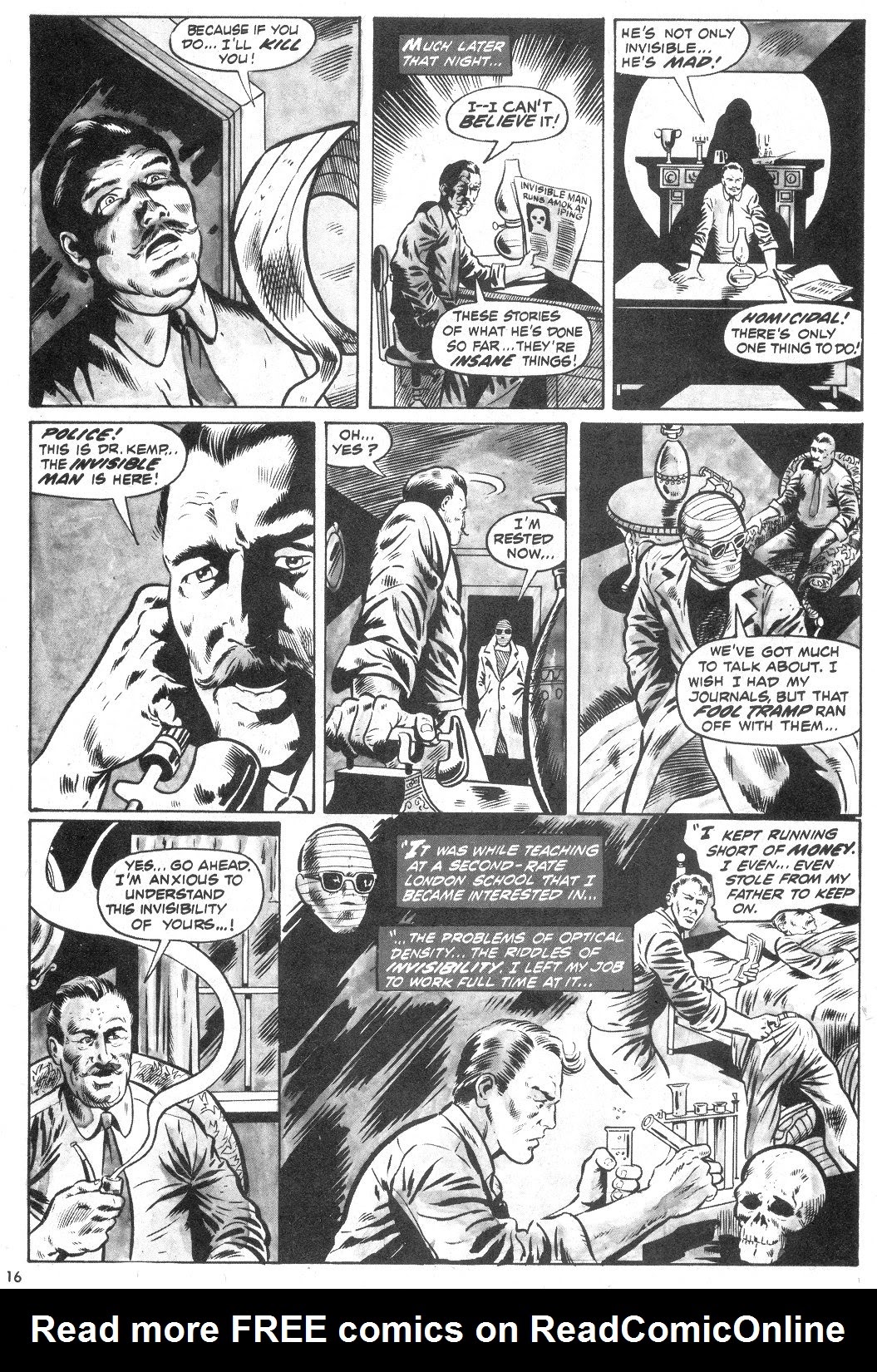 Read online Masters of Terror comic -  Issue #2 - 16