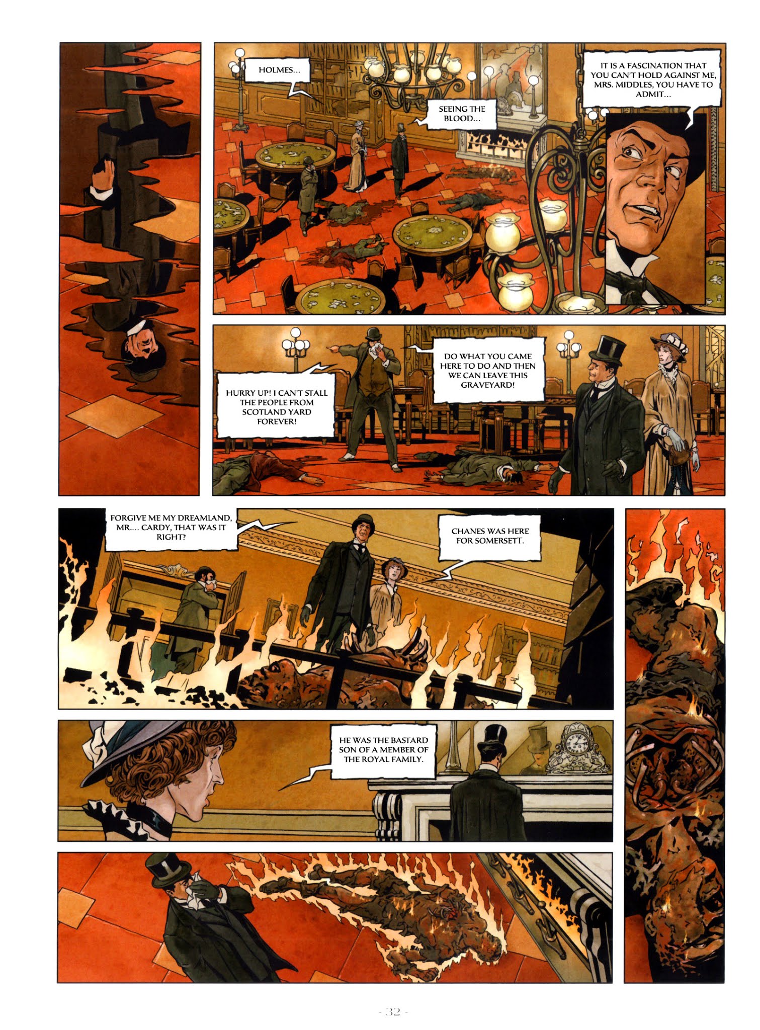 Read online Sherlock Holmes and the Vampires of London comic -  Issue # TPB - 33