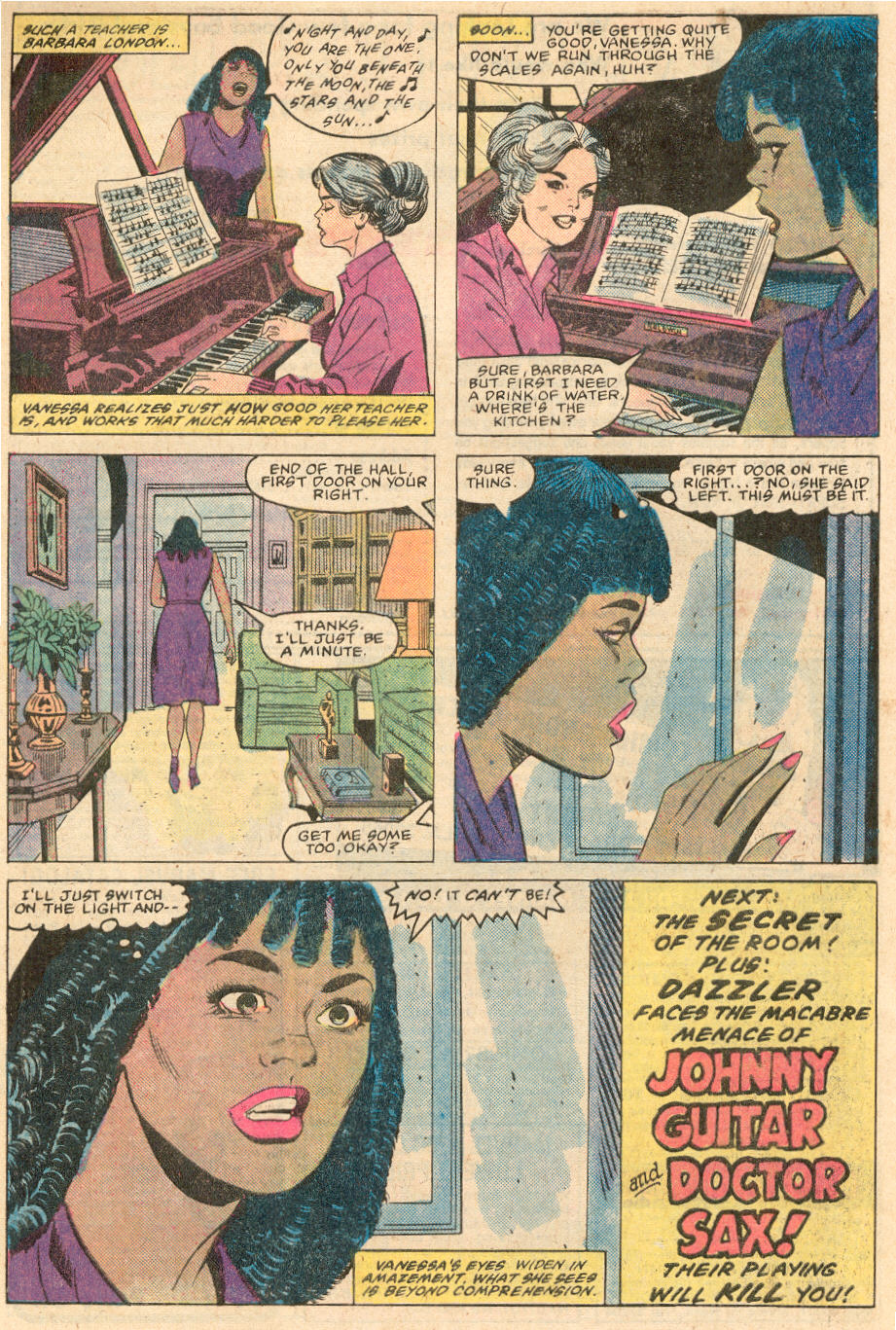 Read online Dazzler (1981) comic -  Issue #19 - 23