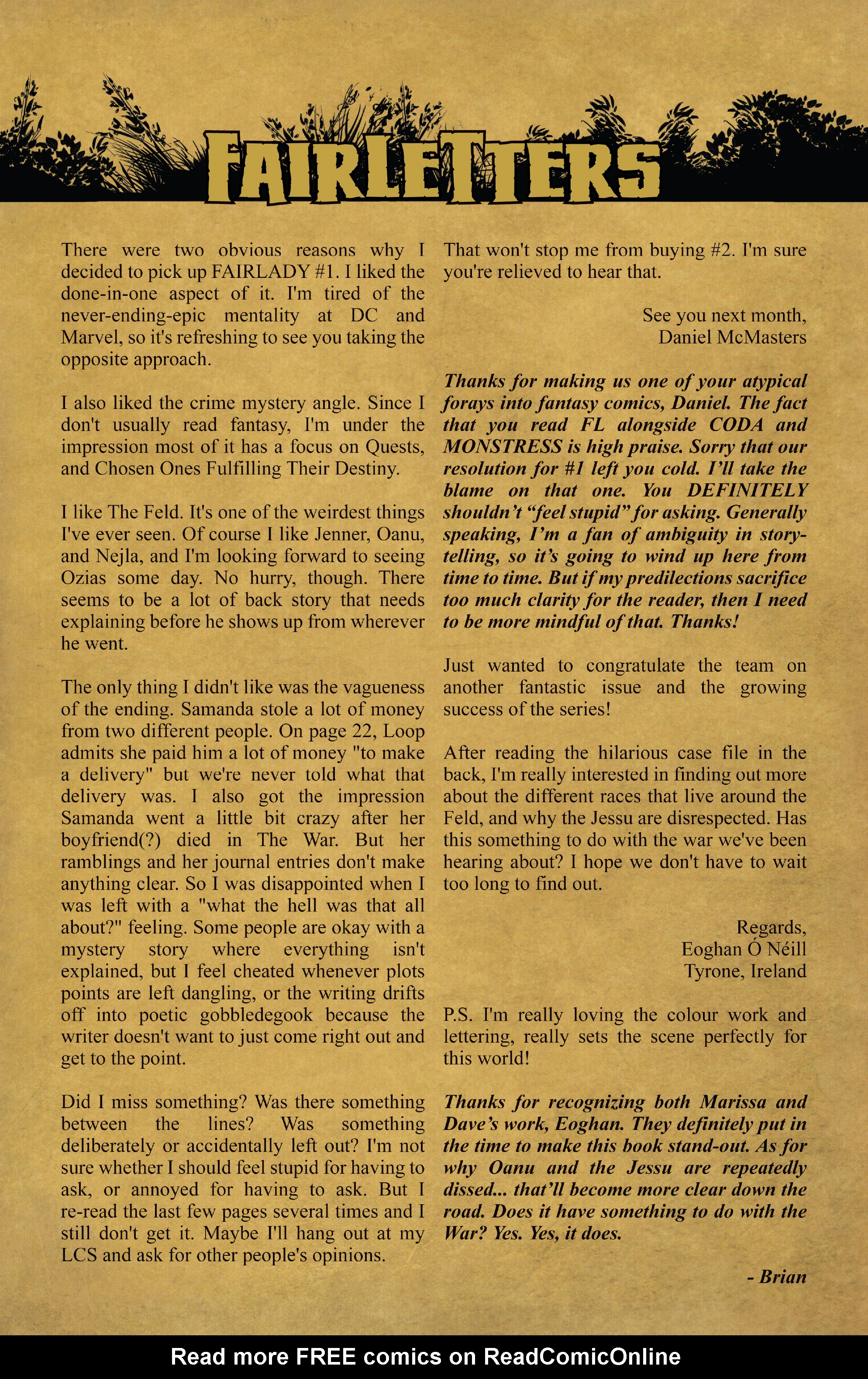 Read online Fairlady comic -  Issue #3 - 34