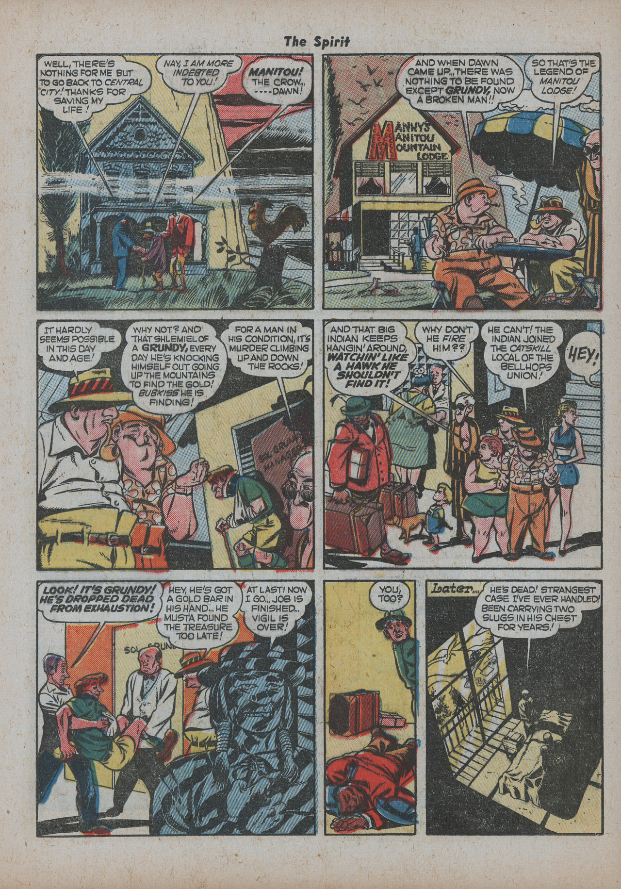 Read online The Spirit (1944) comic -  Issue #22 - 9