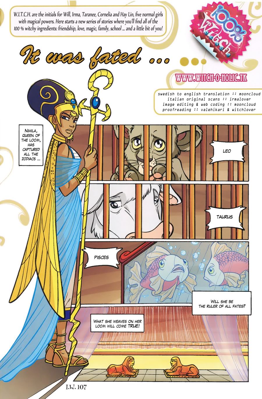 Read online W.i.t.c.h. comic -  Issue #107 - 1