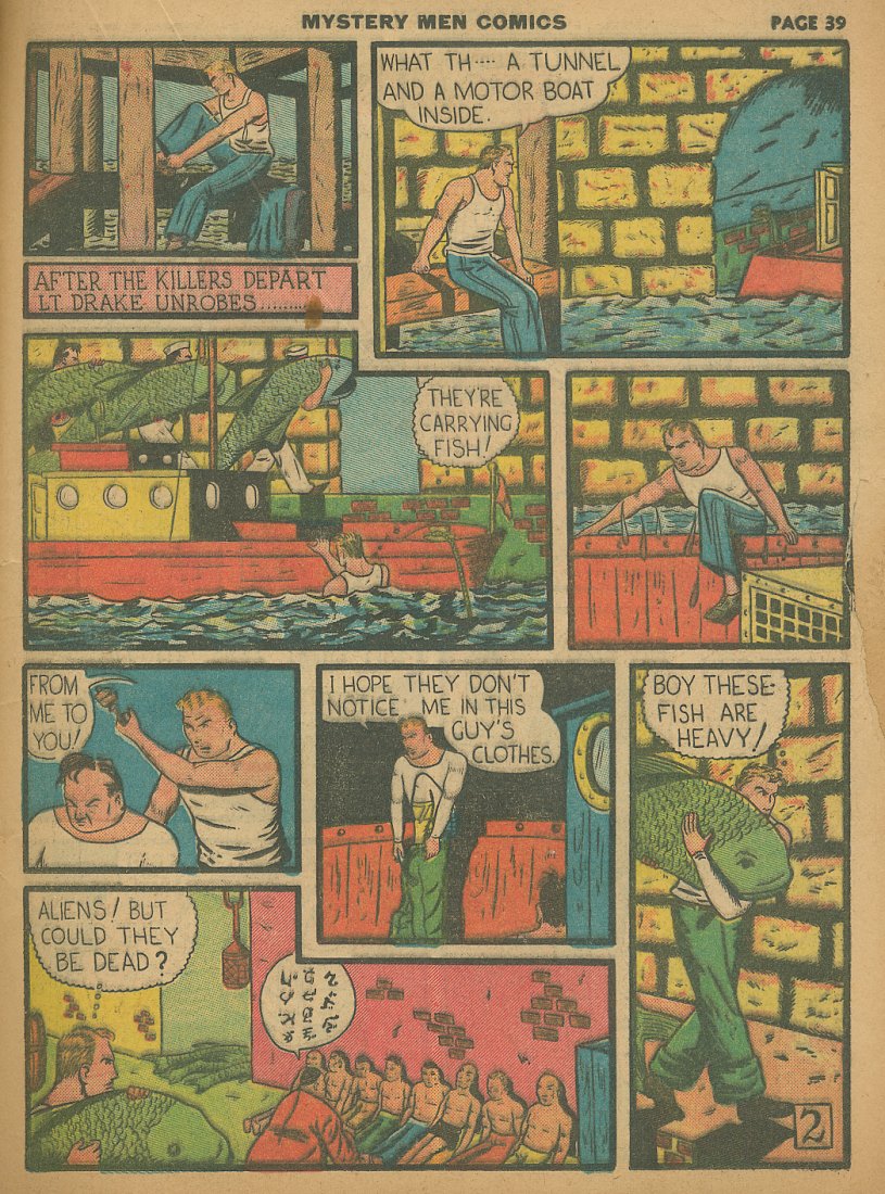 Read online Mystery Men Comics comic -  Issue #12 - 41