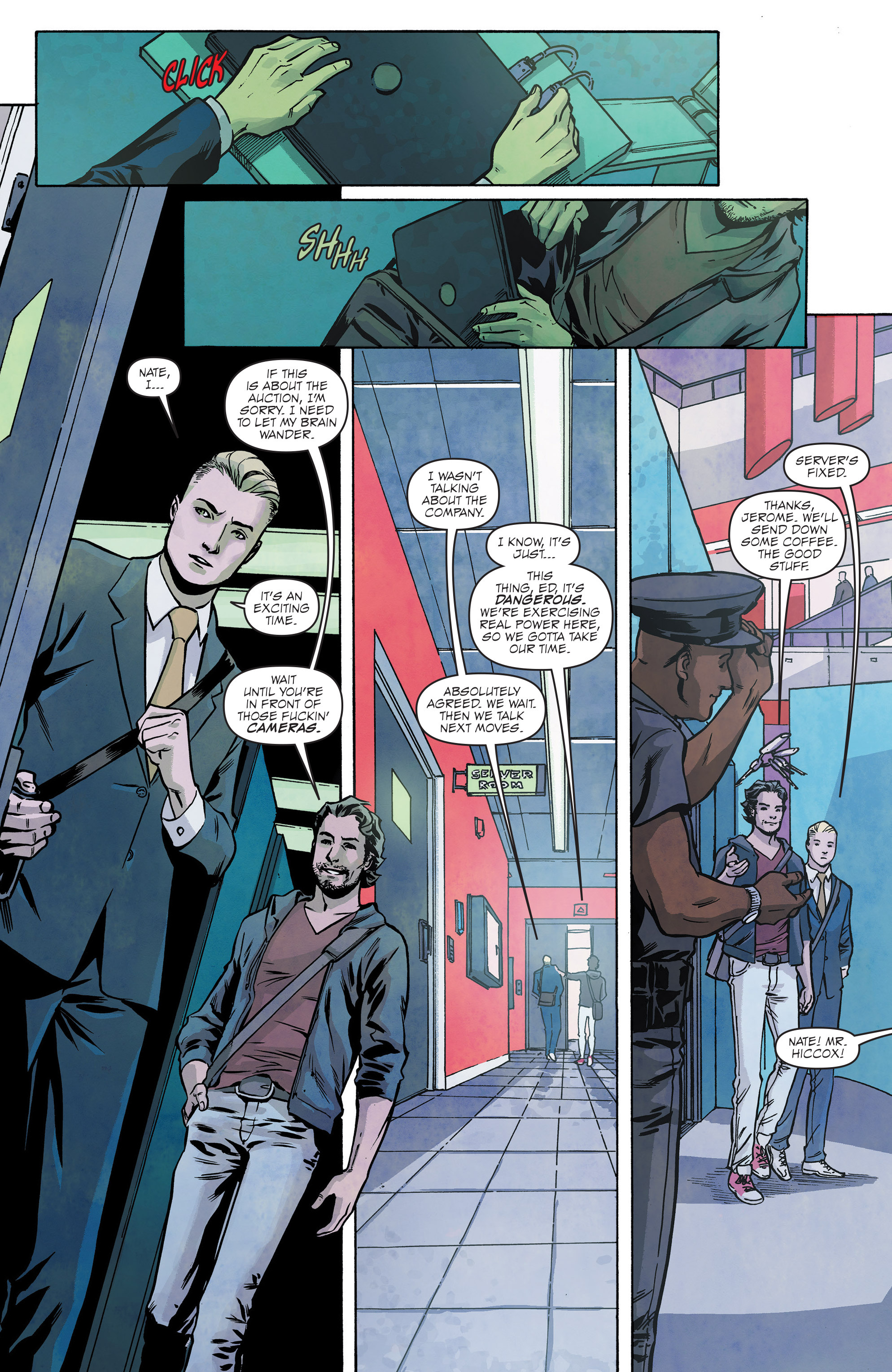 Read online Hacktivist comic -  Issue #1 - 11