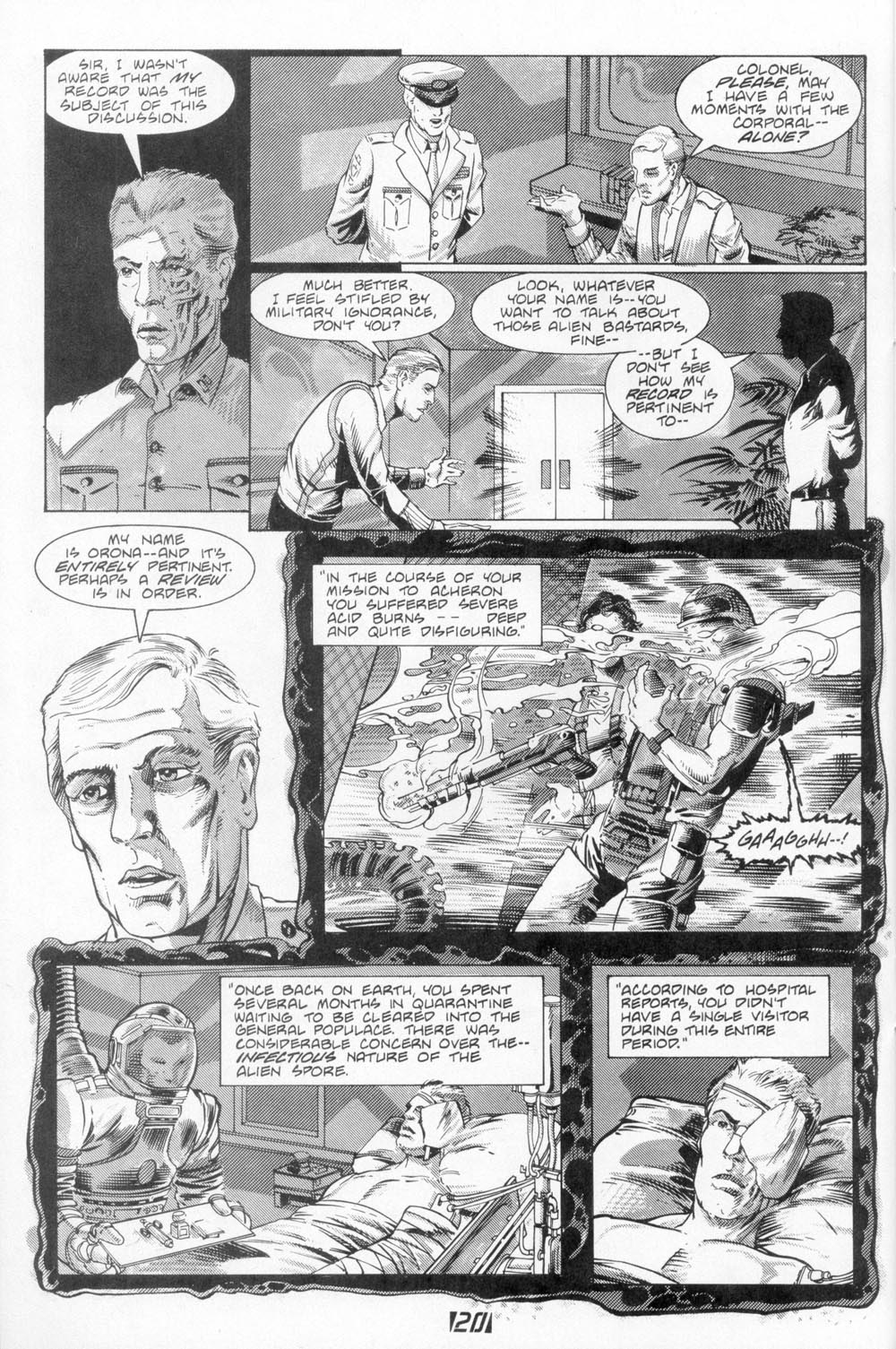 Read online Aliens (1988) comic -  Issue #1 - 22