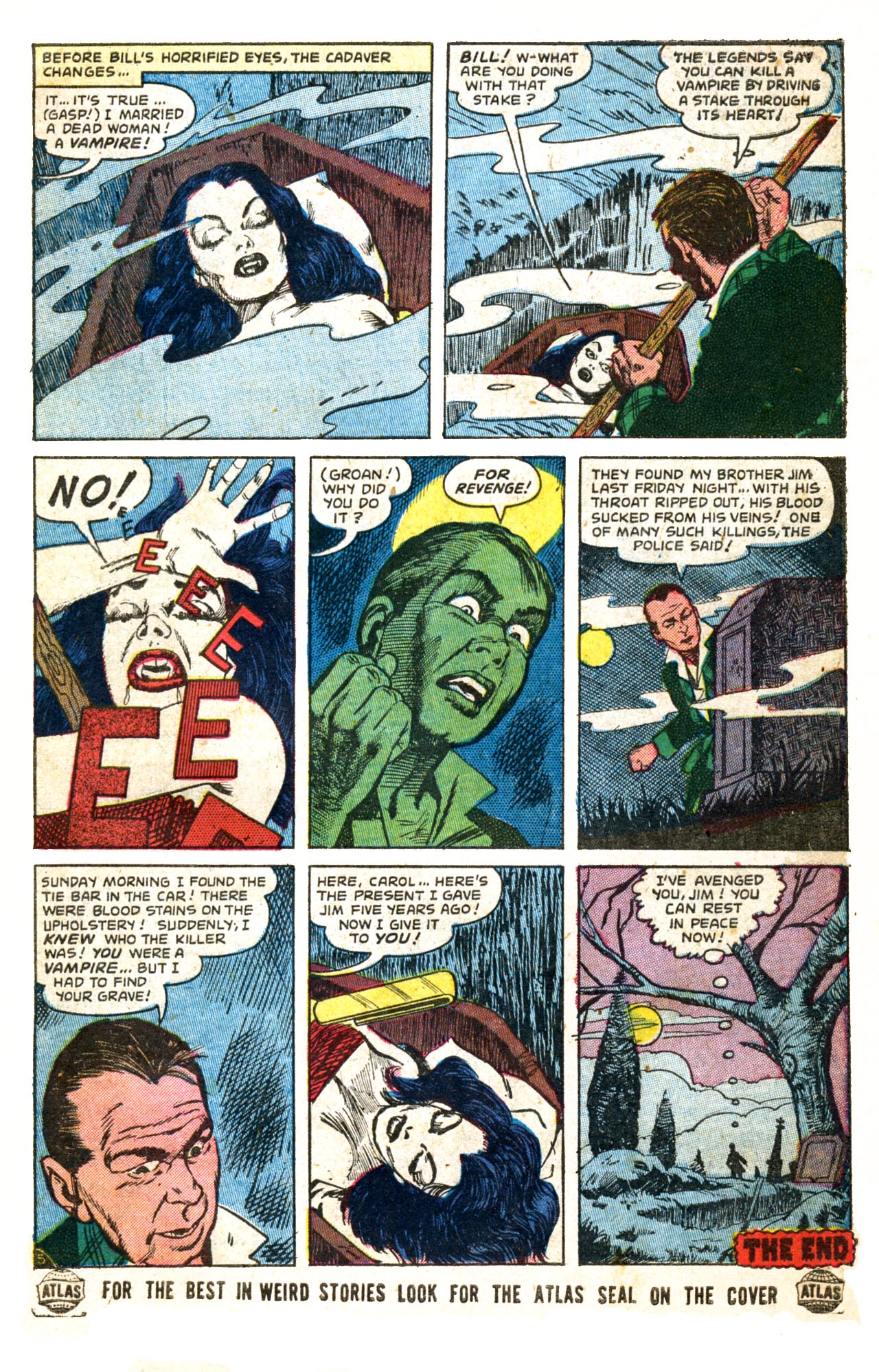 Read online Mystic (1951) comic -  Issue #29 - 7