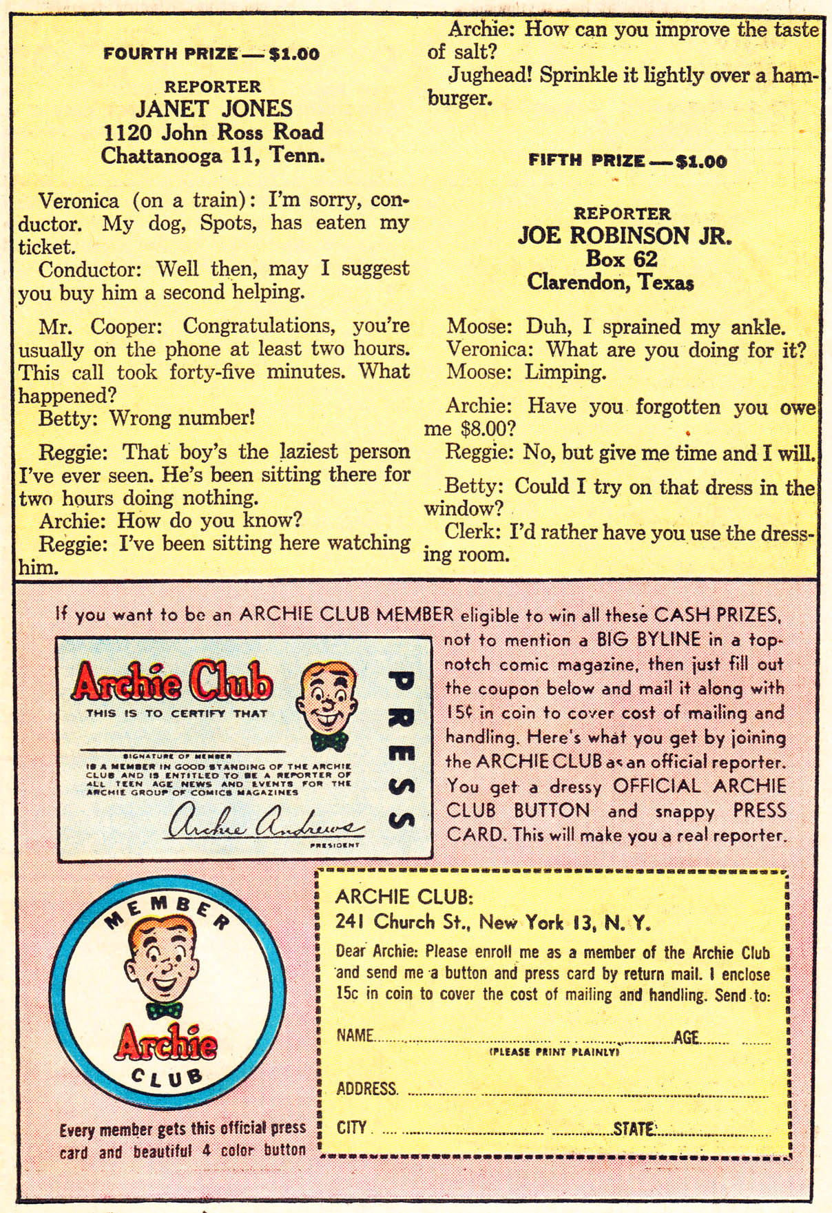 Read online Archie's Joke Book Magazine comic -  Issue #86 - 27