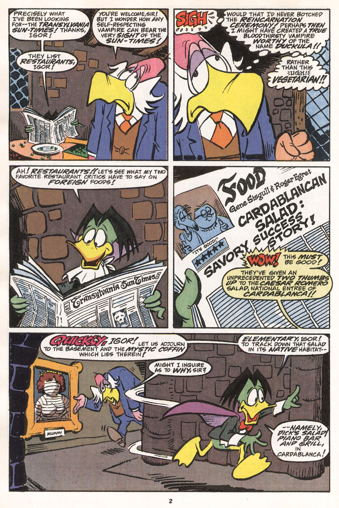 Read online Count Duckula comic -  Issue #14 - 4