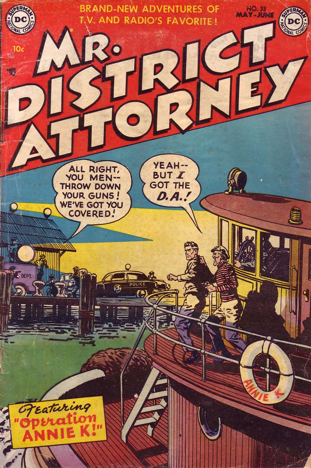 Read online Mr. District Attorney comic -  Issue #33 - 1