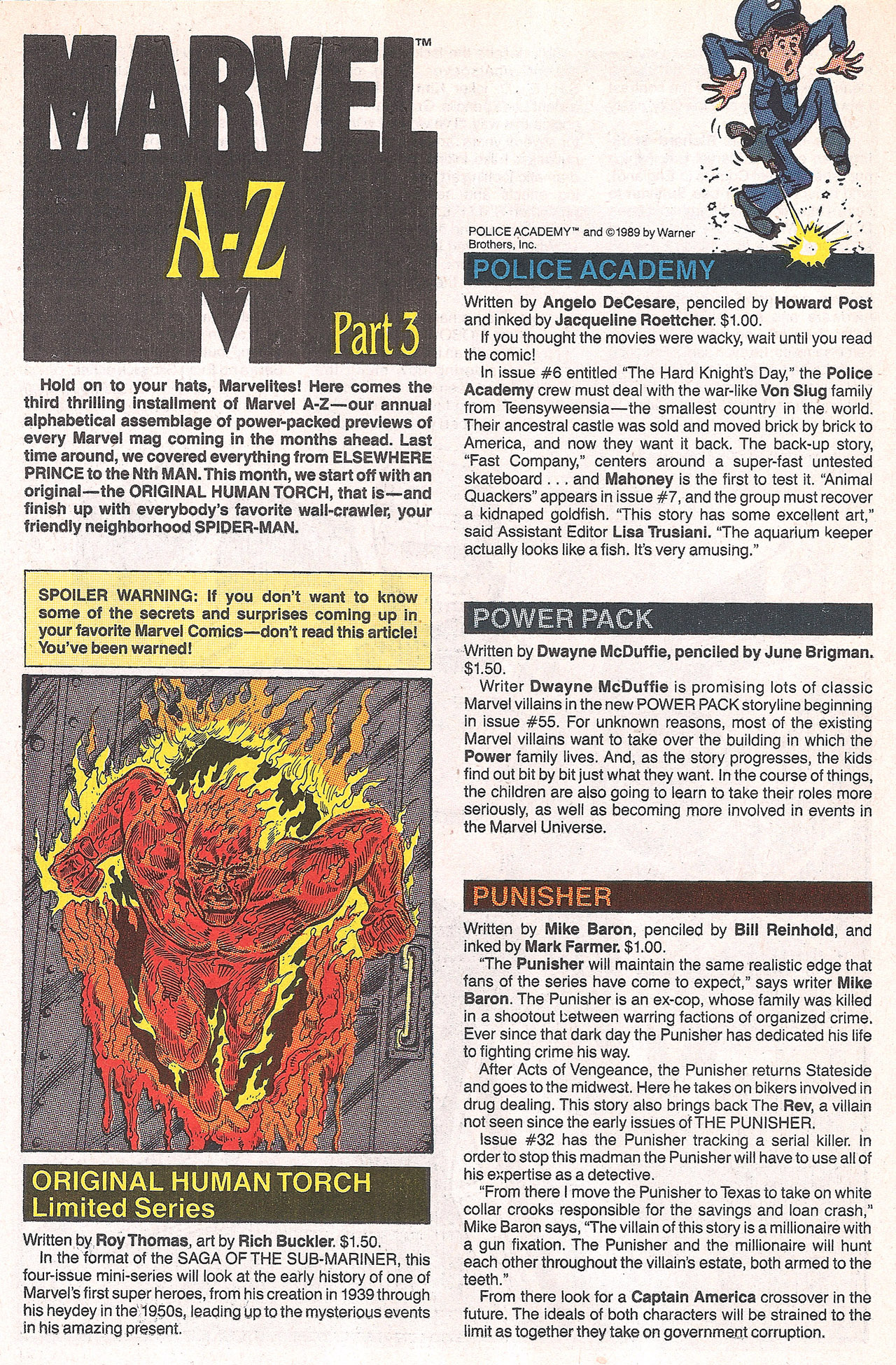 Read online Marvel Age comic -  Issue #84 - 23