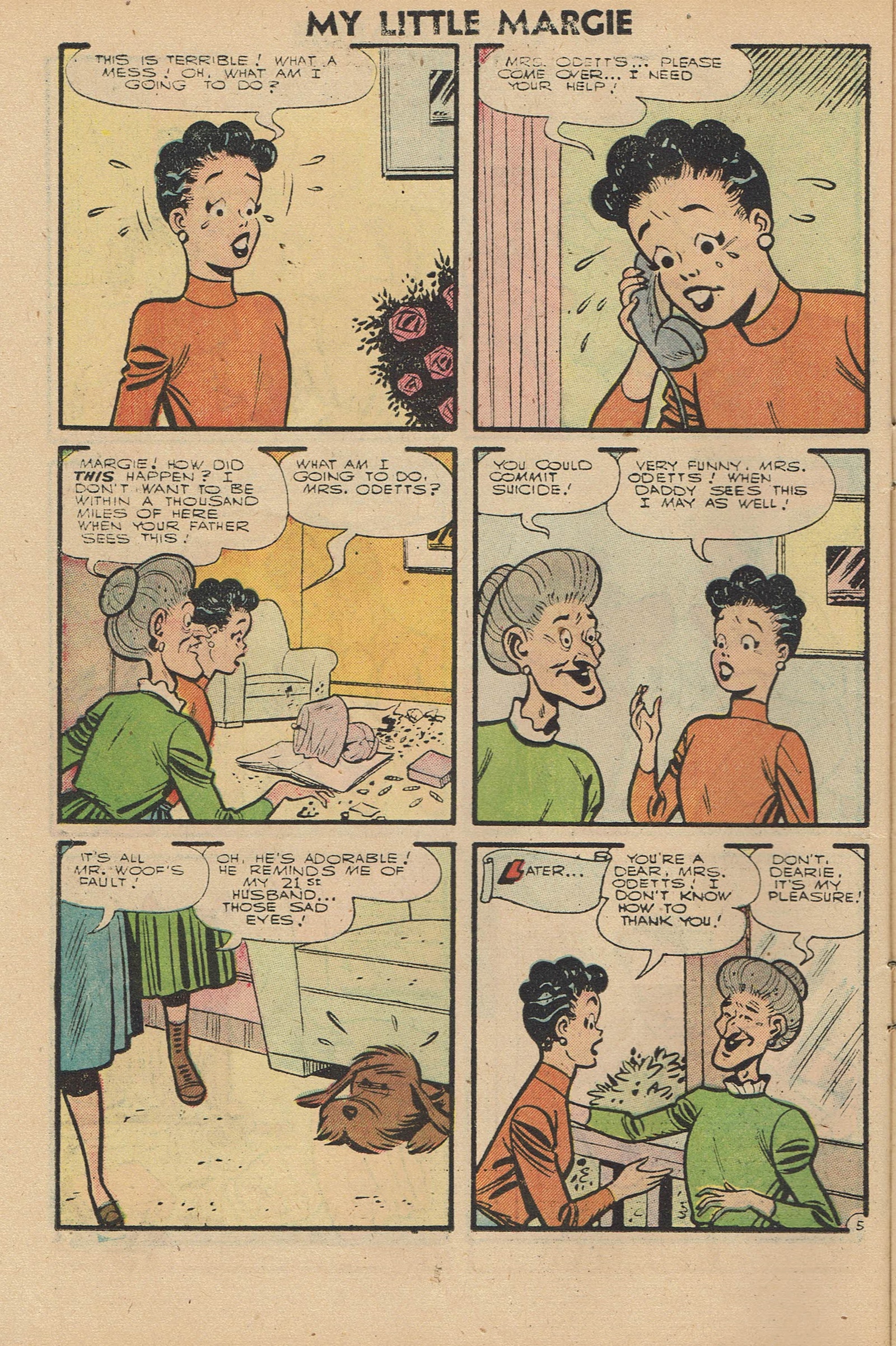 Read online My Little Margie (1954) comic -  Issue #11 - 14