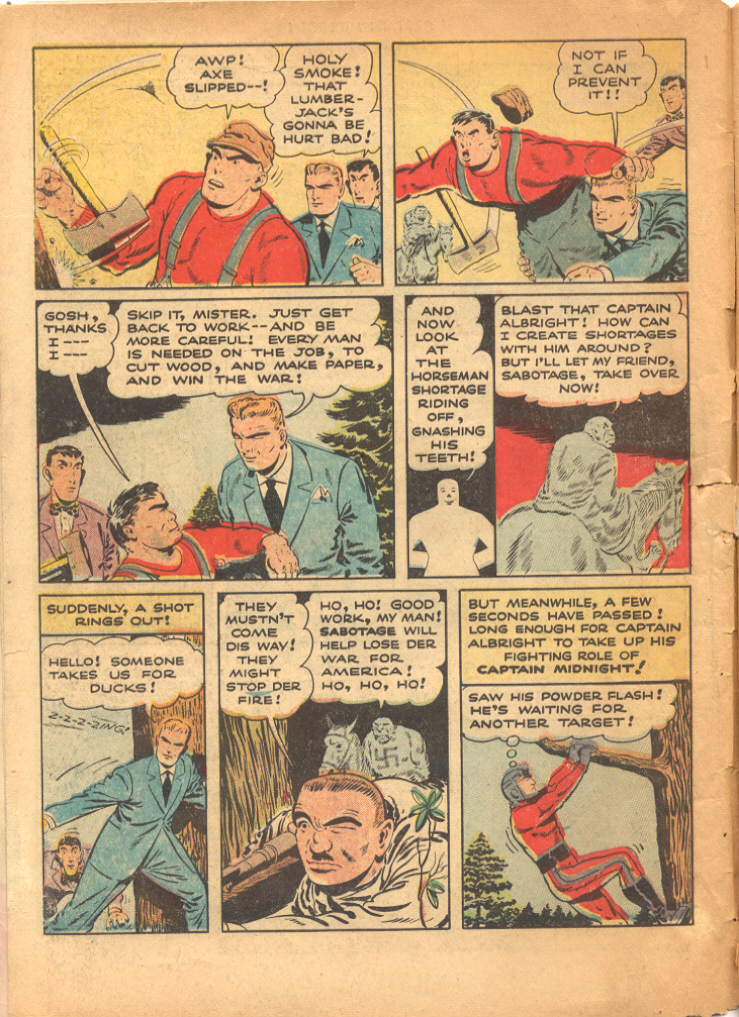 Read online Captain Midnight (1942) comic -  Issue #22 - 6